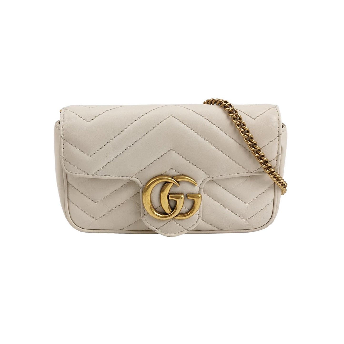 Gucci - Marmont - Leather - White - (mini)