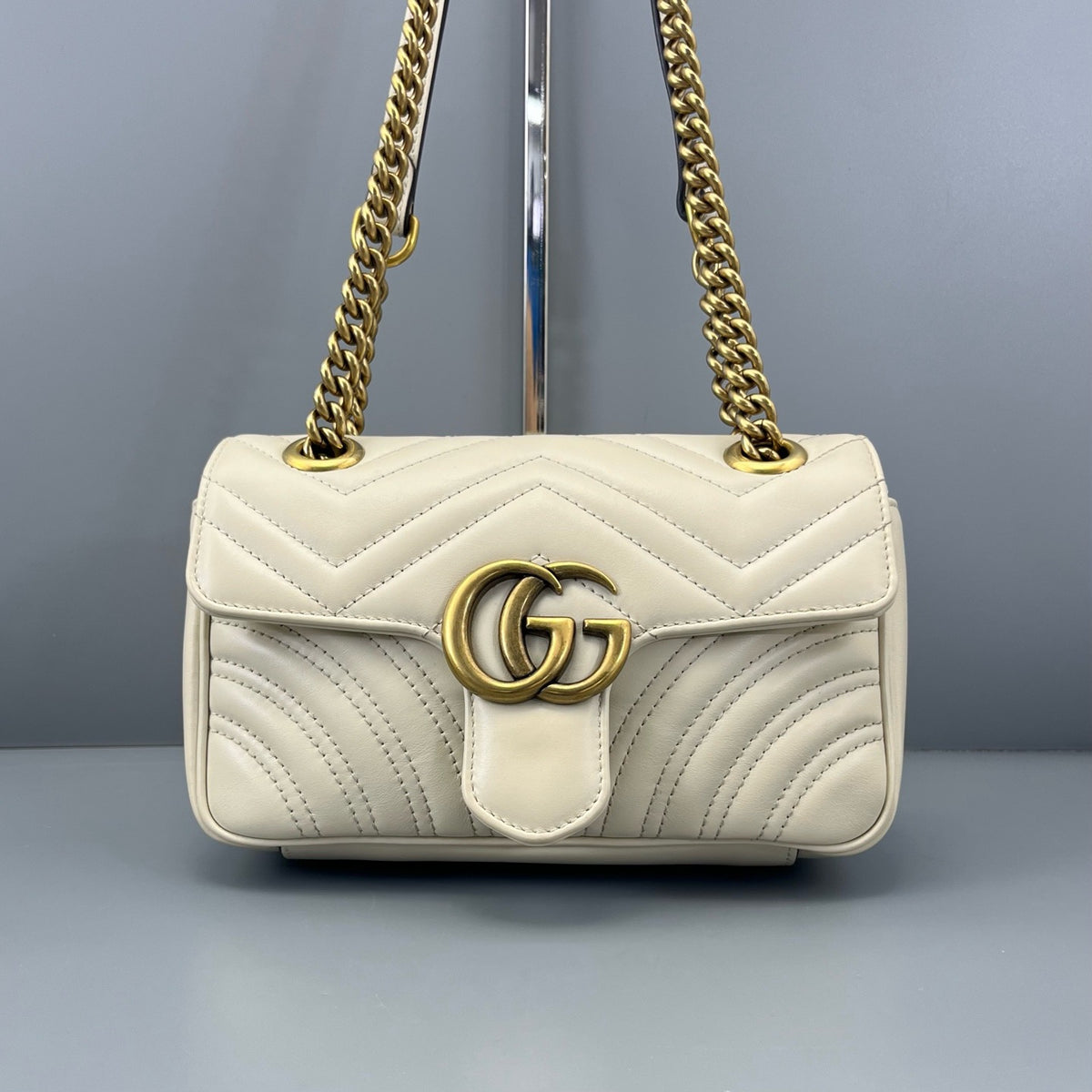 Gucci - Marmont - Leather - White - (mini)