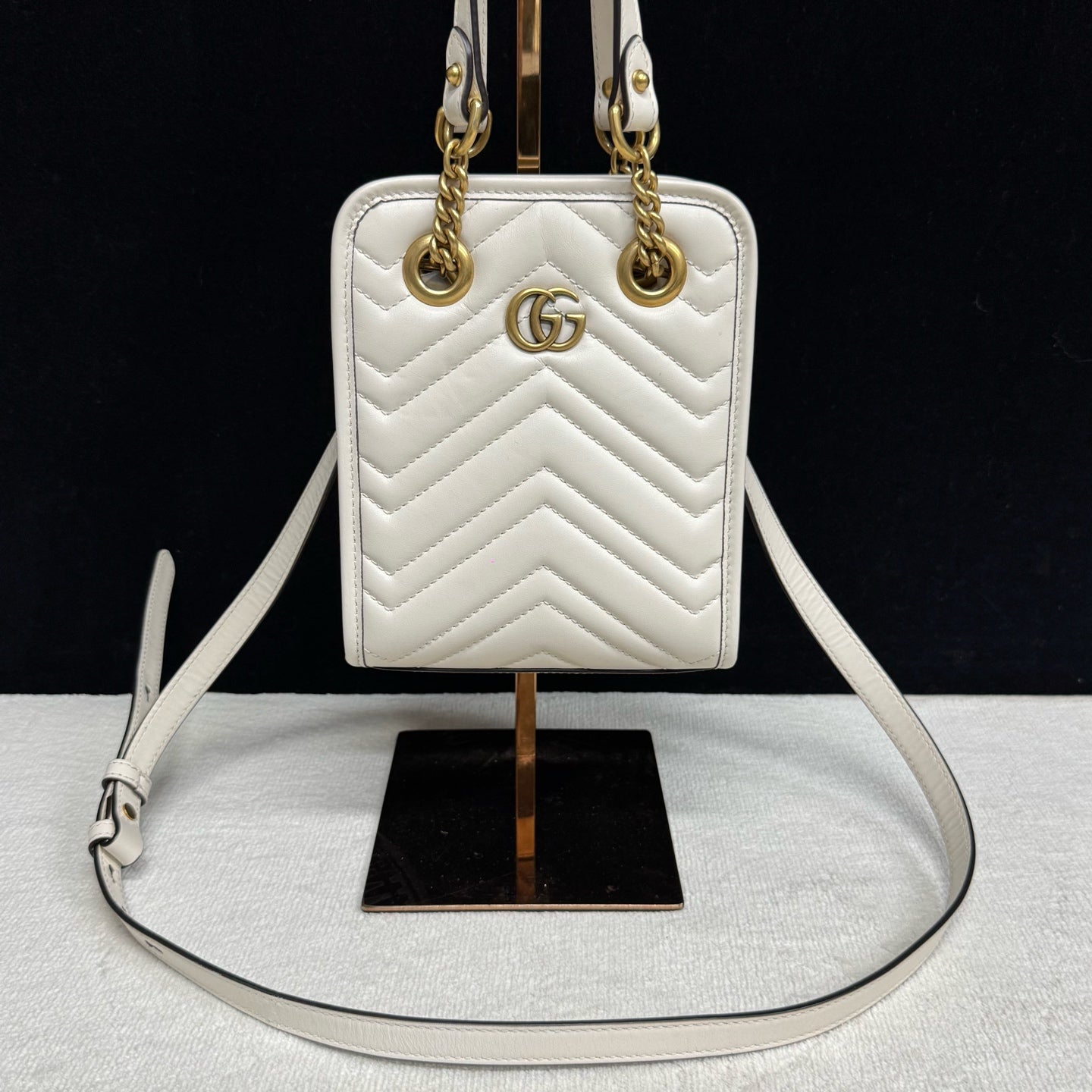 Gucci - Marmont - Leather - White - (mini)