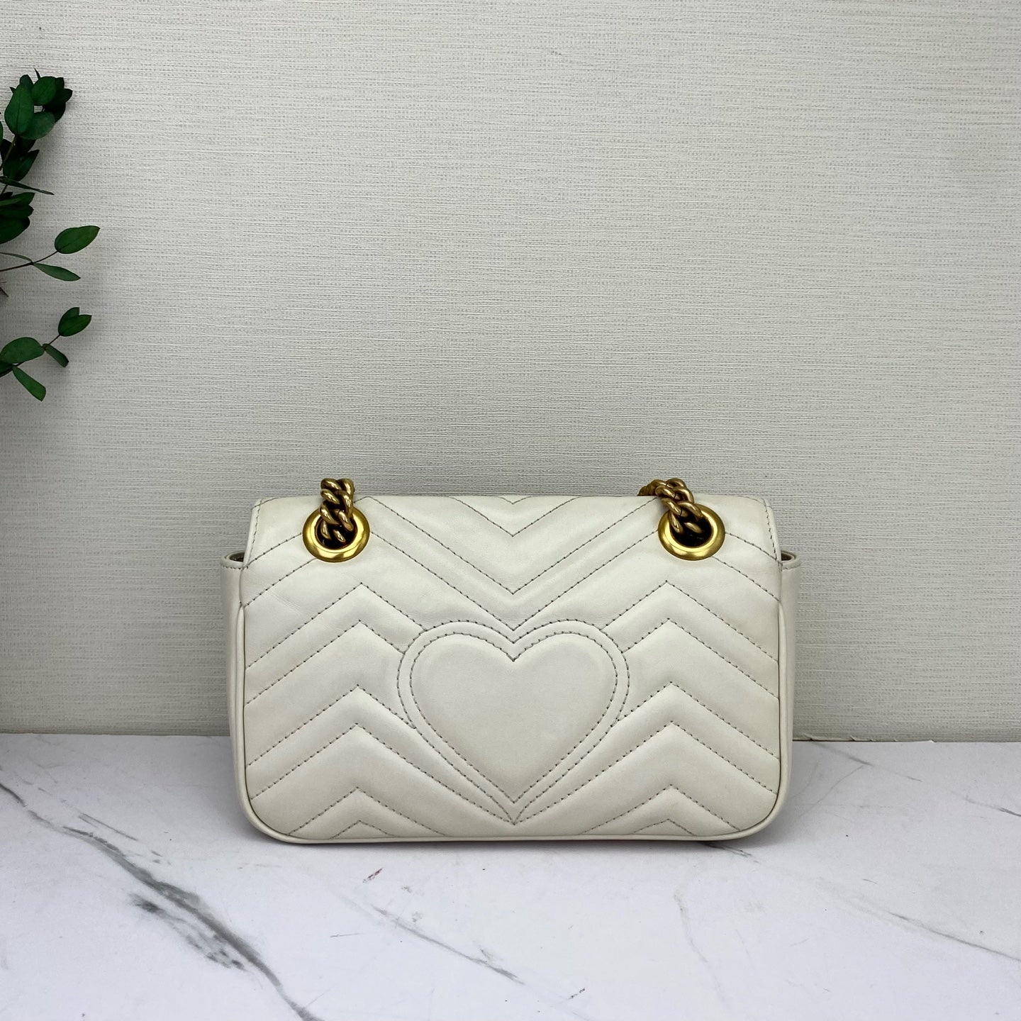 Gucci - Marmont - Leather - White - (mini)