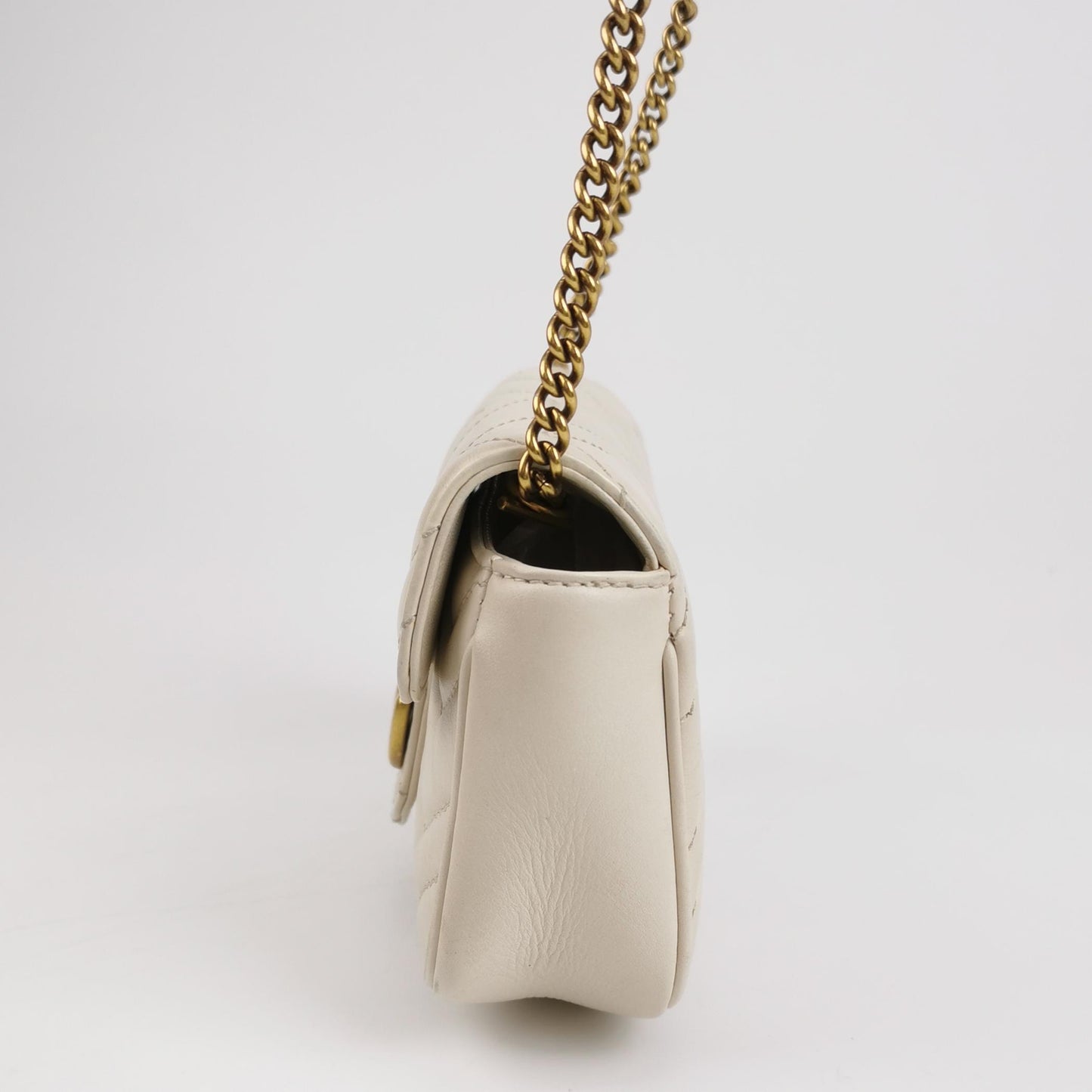 Gucci - Marmont - Leather - White - (mini)