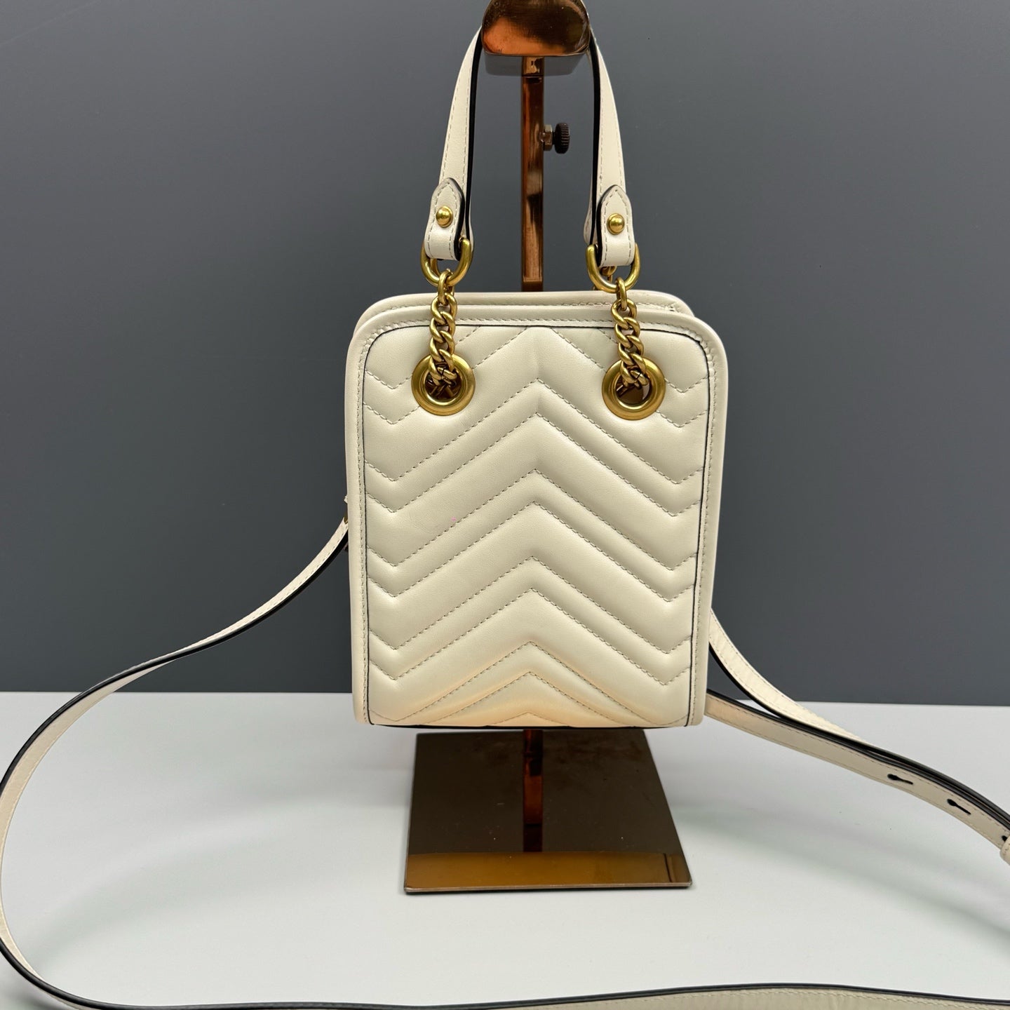 Gucci - Marmont - Leather - White - (mini)