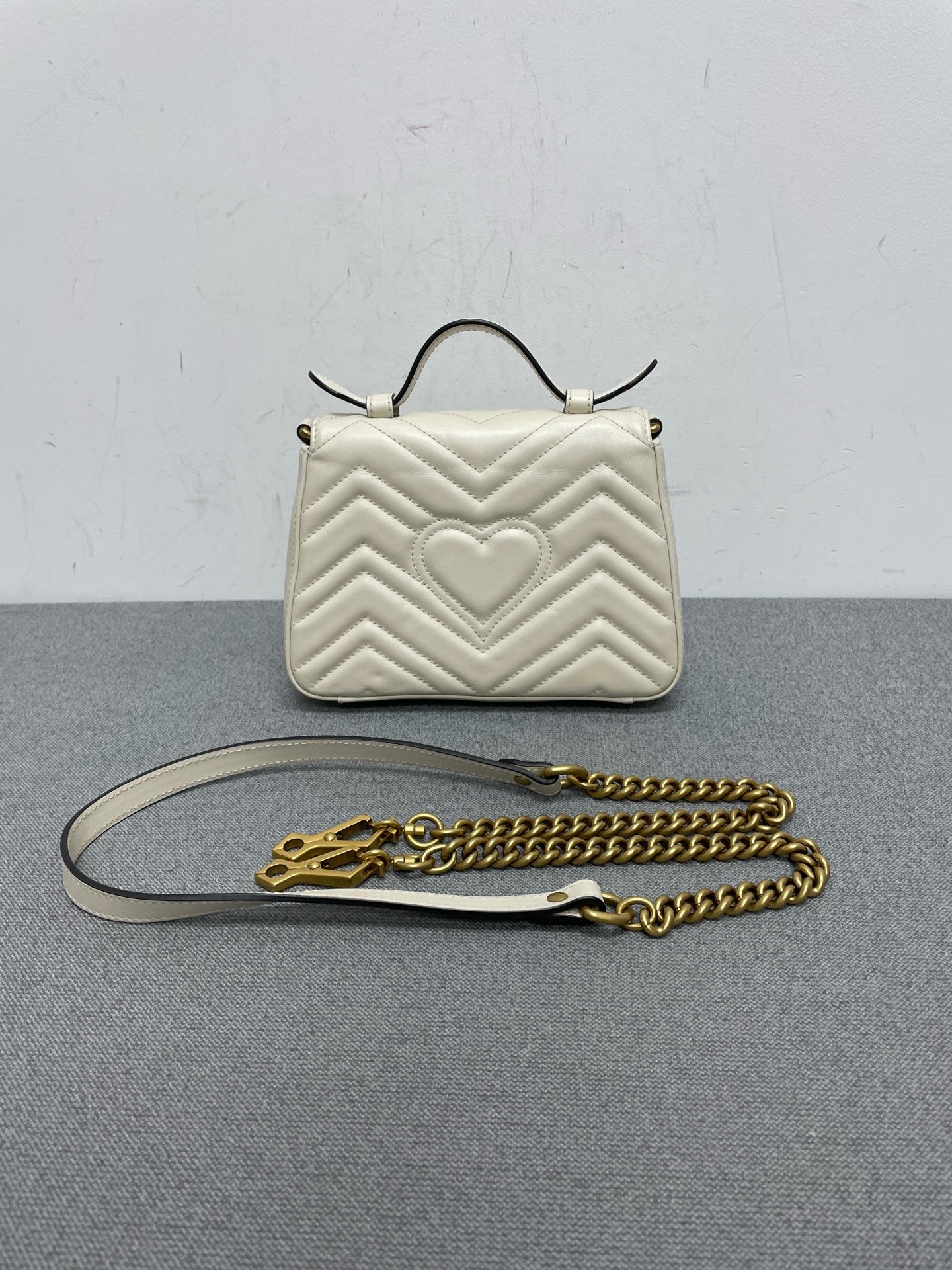 Gucci - Marmont - Leather - White - (mini)