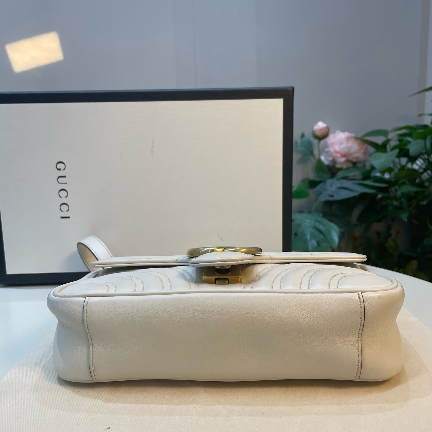 Gucci - Marmont - Leather - White - (mini)