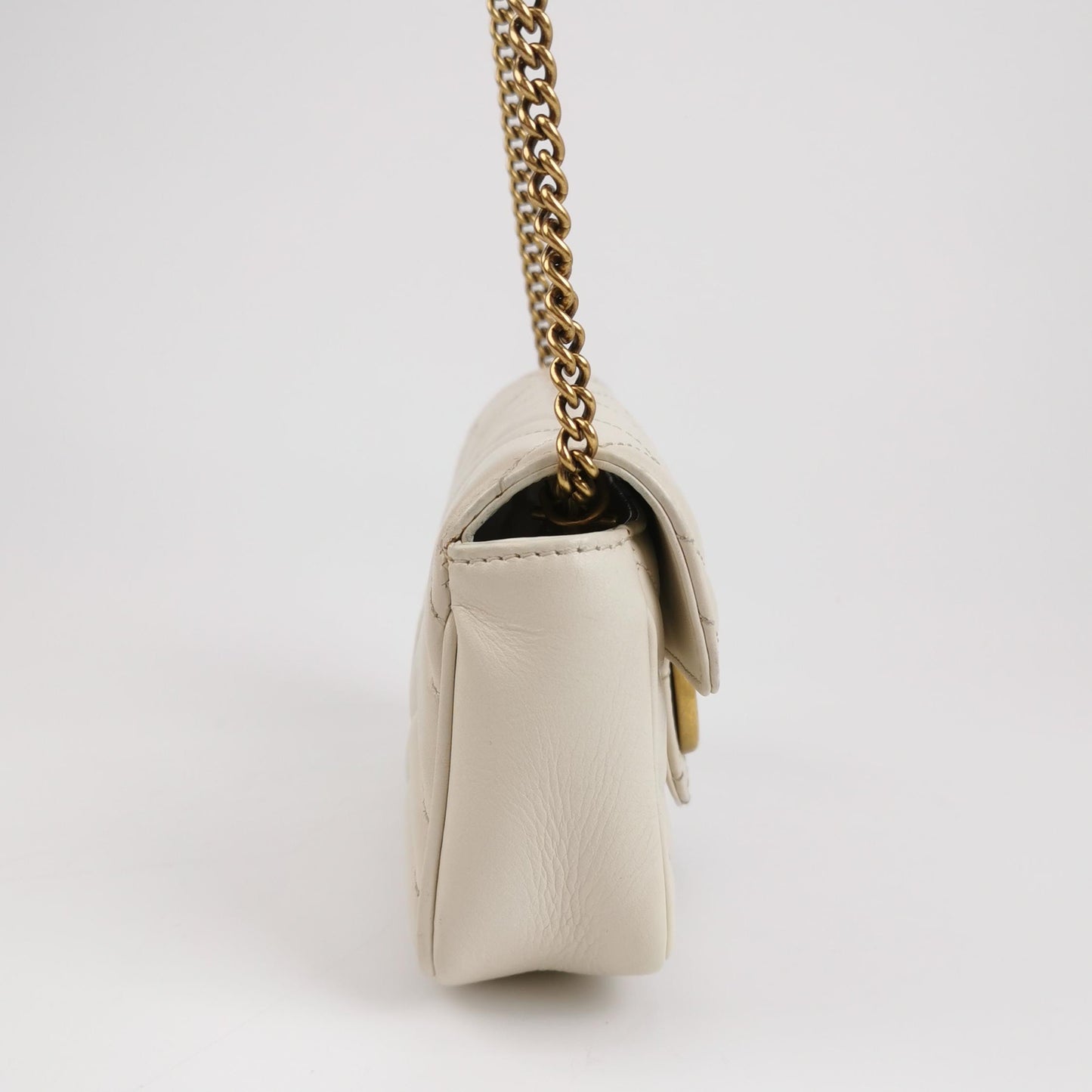 Gucci - Marmont - Leather - White - (mini)