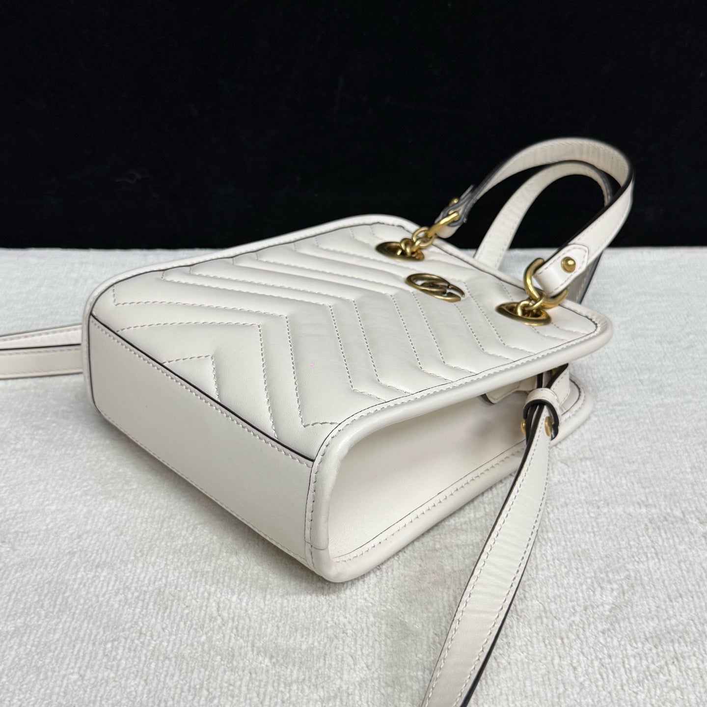 Gucci - Marmont - Leather - White - (mini)