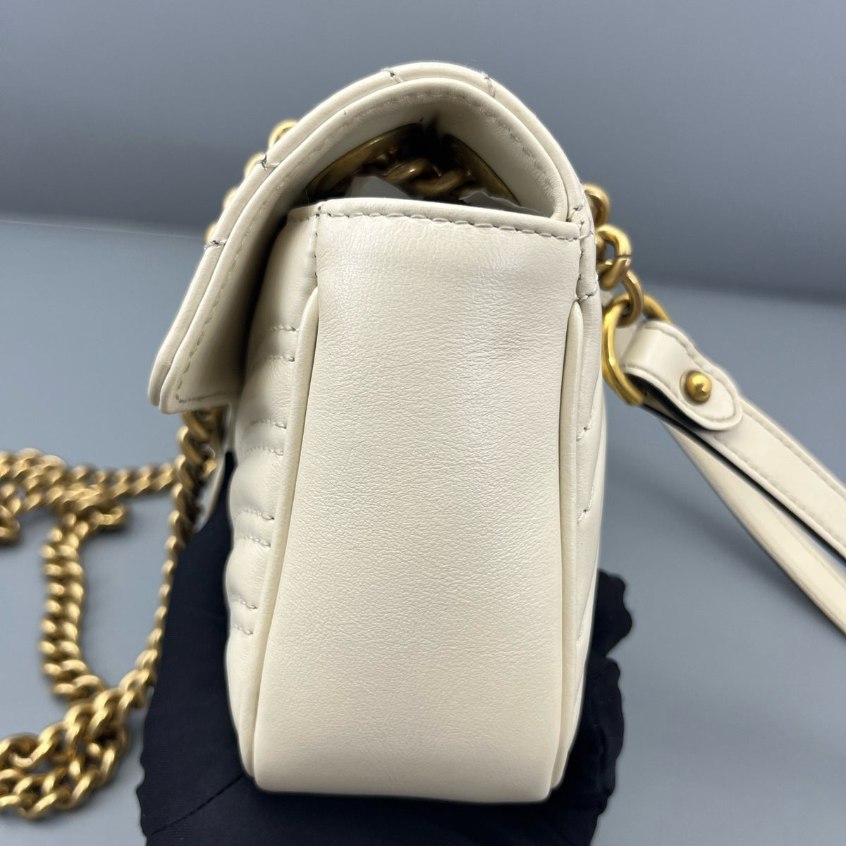Gucci - Marmont - Leather - White - (mini)