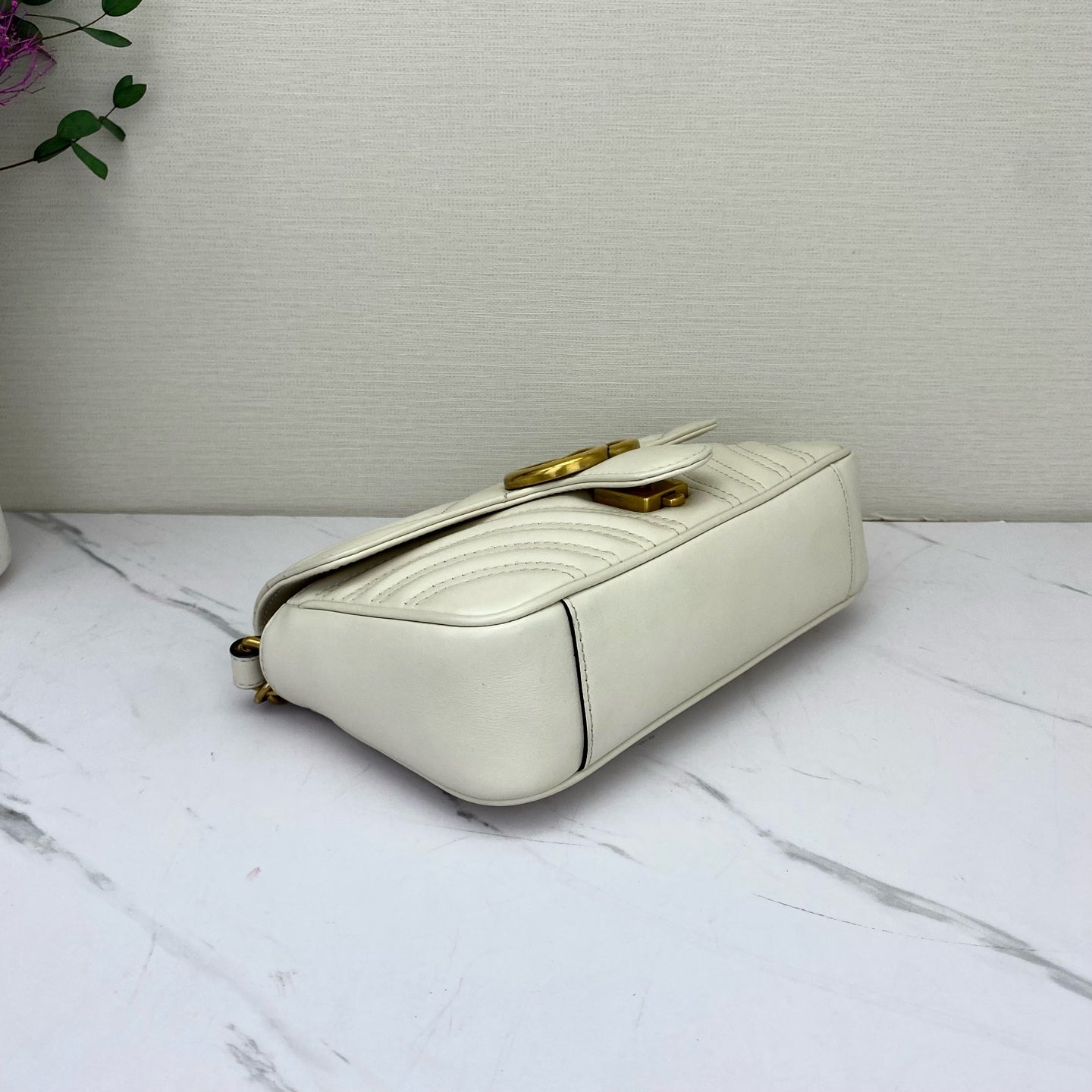 Gucci - Marmont - Leather - White - (mini)