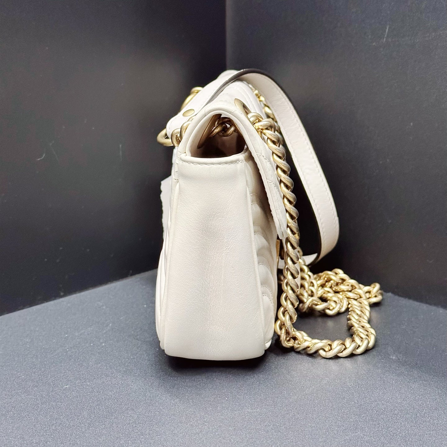Gucci - Marmont - Leather - White - (mini)