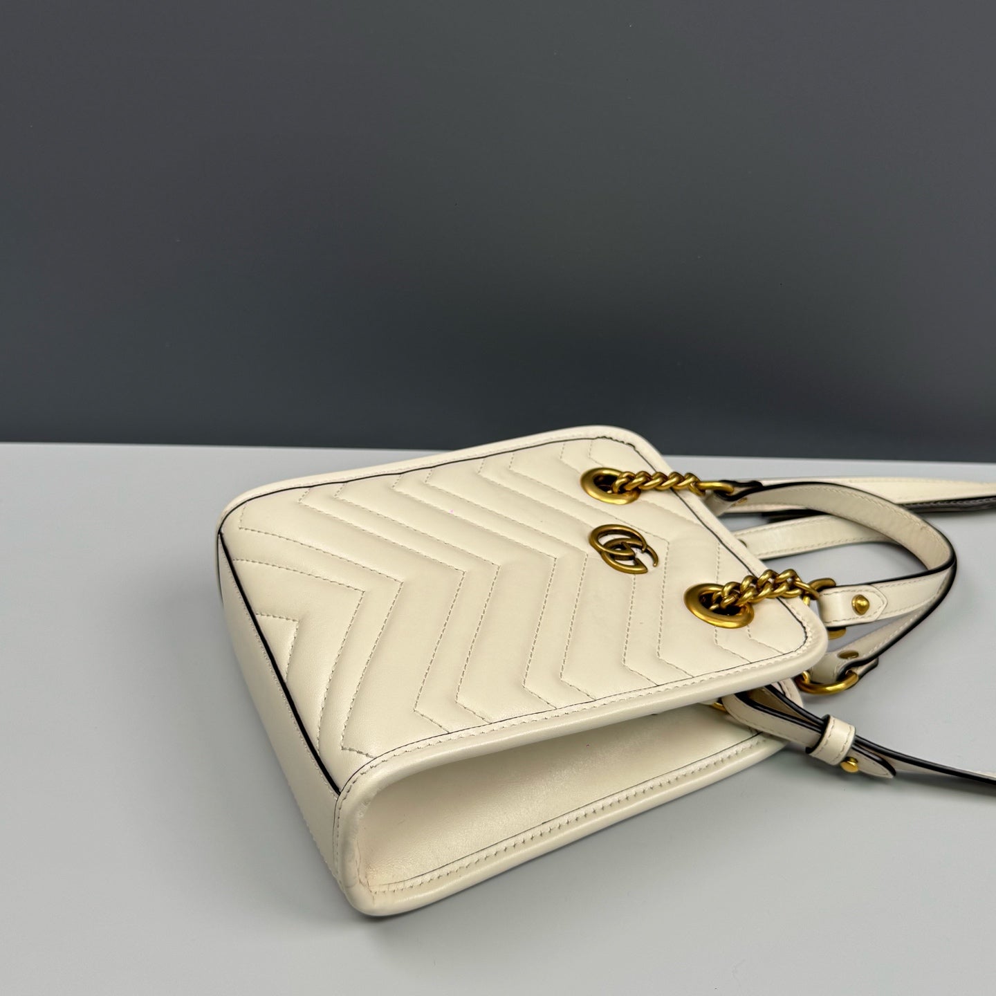 Gucci - Marmont - Leather - White - (mini)