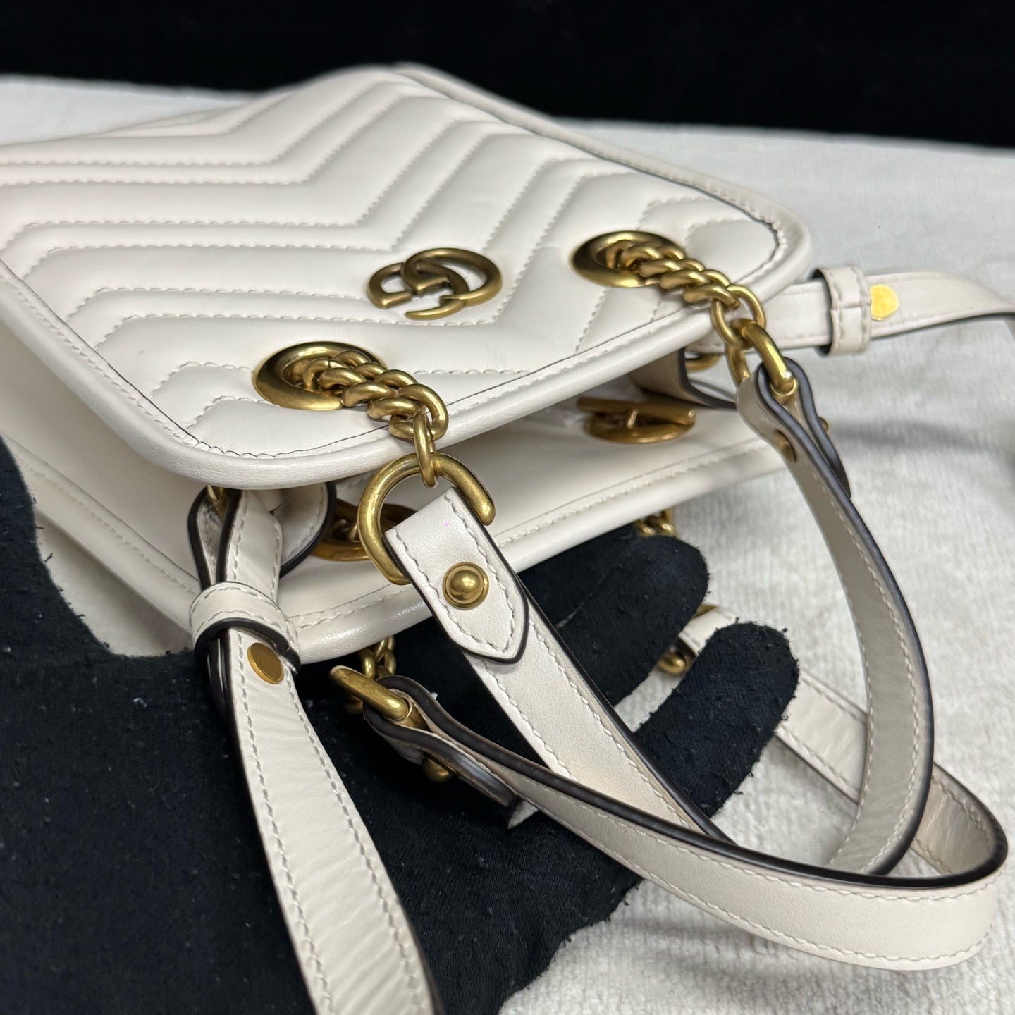 Gucci - Marmont - Leather - White - (mini)
