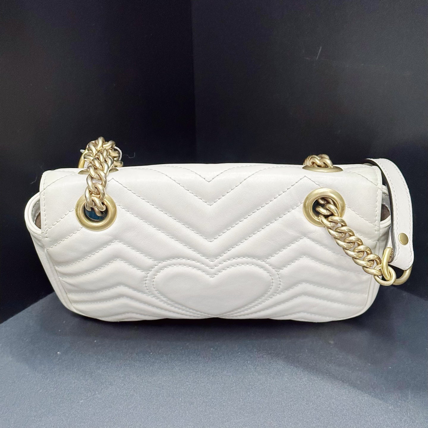 Gucci - Marmont - Leather - White - (mini)