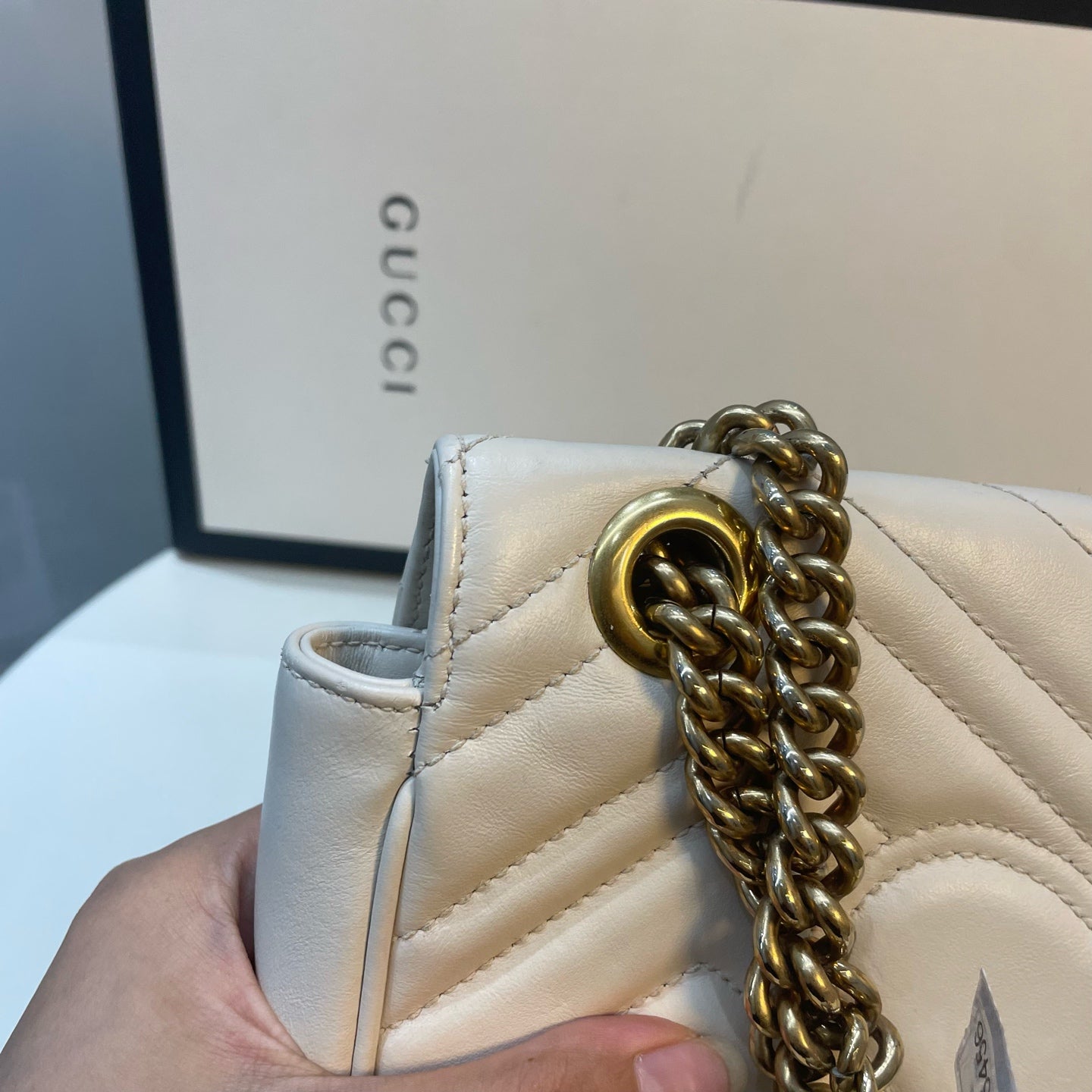 Gucci - Marmont - Leather - White - (mini)