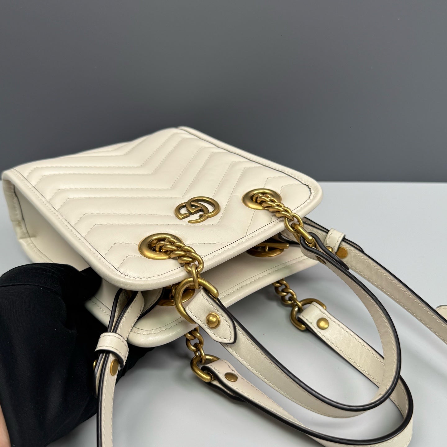 Gucci - Marmont - Leather - White - (mini)