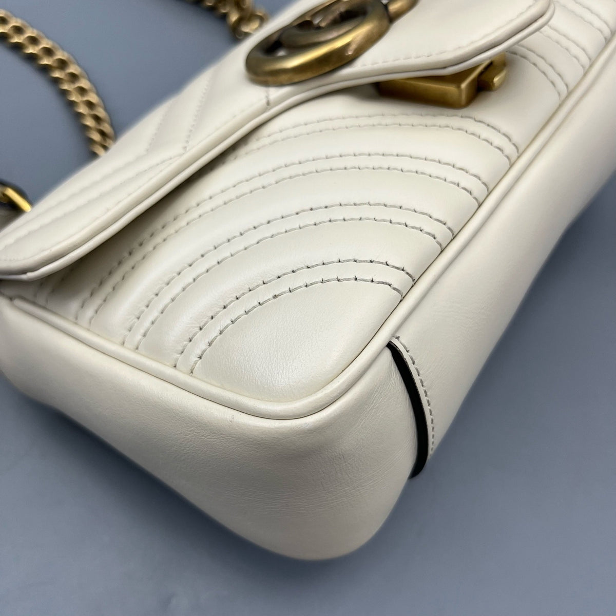 Gucci - Marmont - Leather - White - (mini)