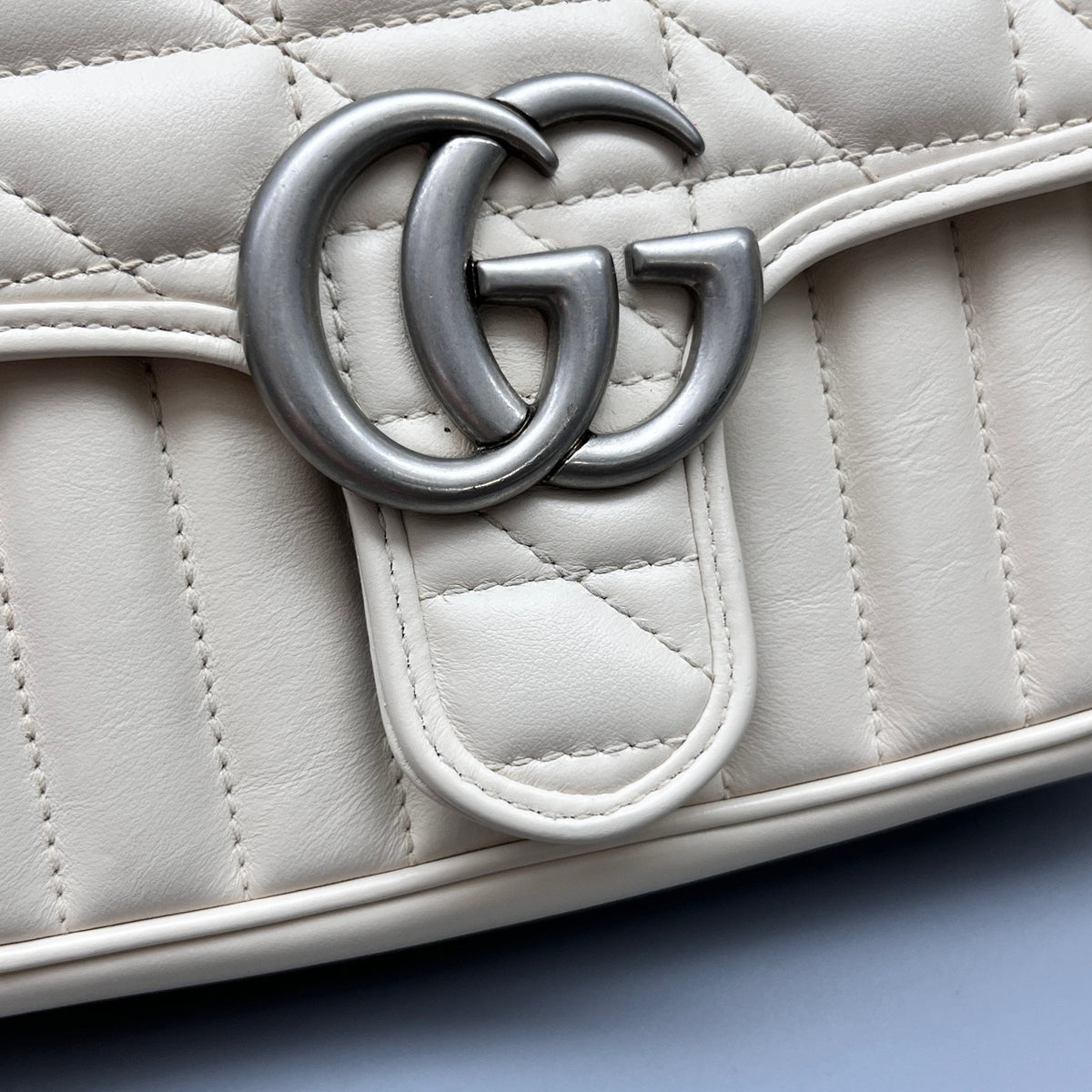 Gucci - Marmont - Leather - White - (mini)