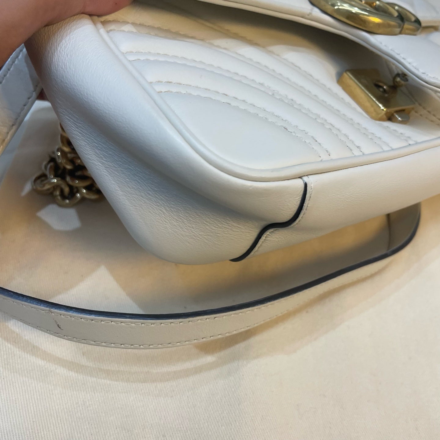 Gucci - Marmont - Leather - White - (mini)