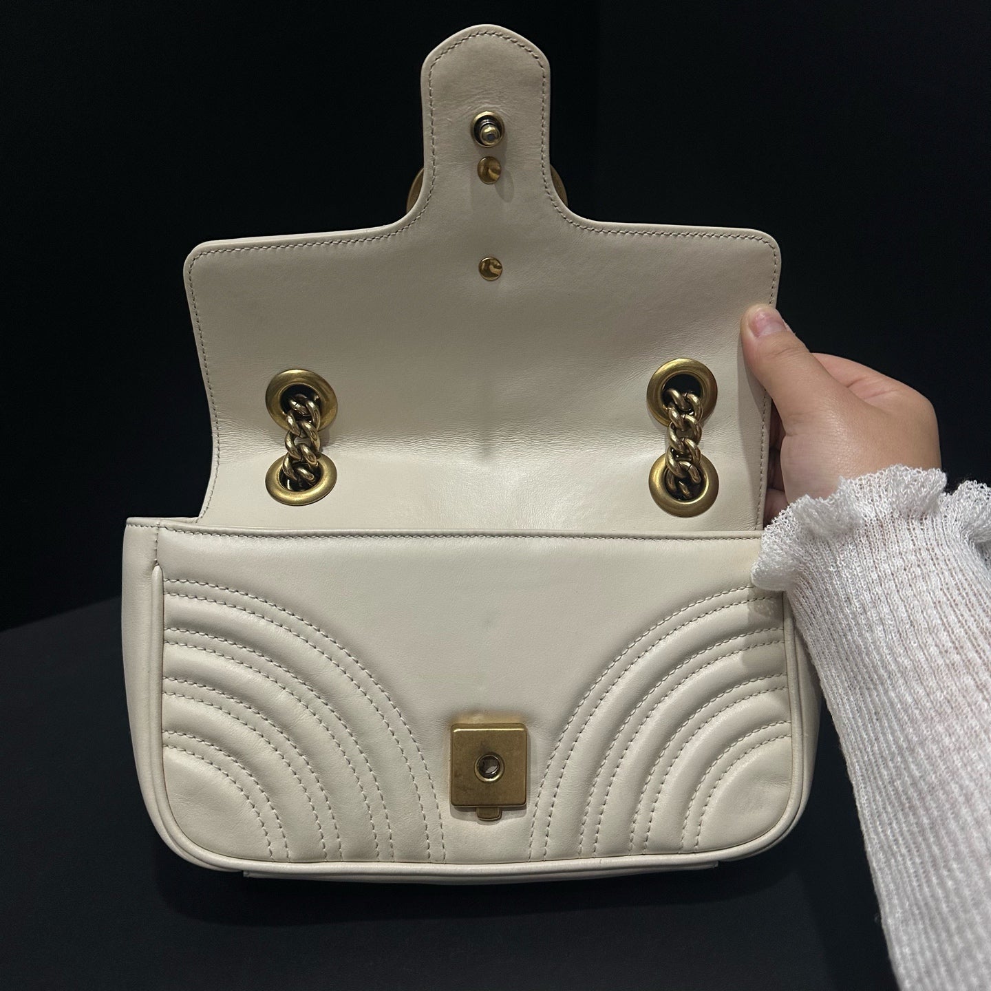 Gucci - Marmont - Leather - White - (mini)