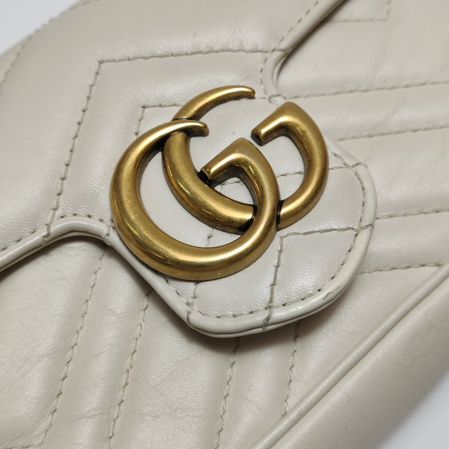 Gucci - Marmont - Leather - White - (mini)
