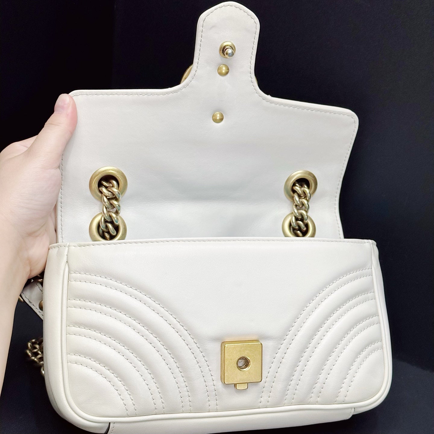Gucci - Marmont - Leather - White - (mini)