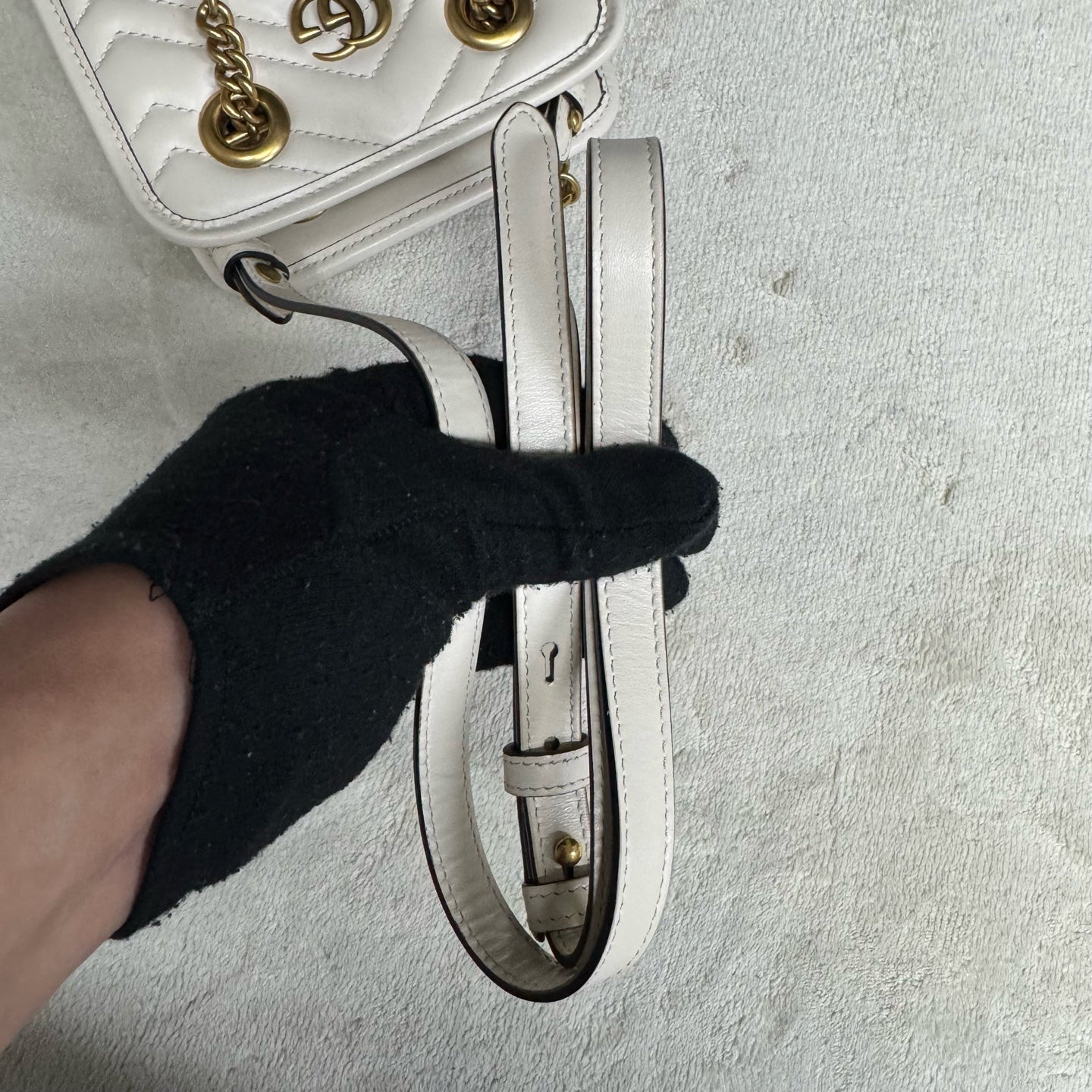 Gucci - Marmont - Leather - White - (mini)