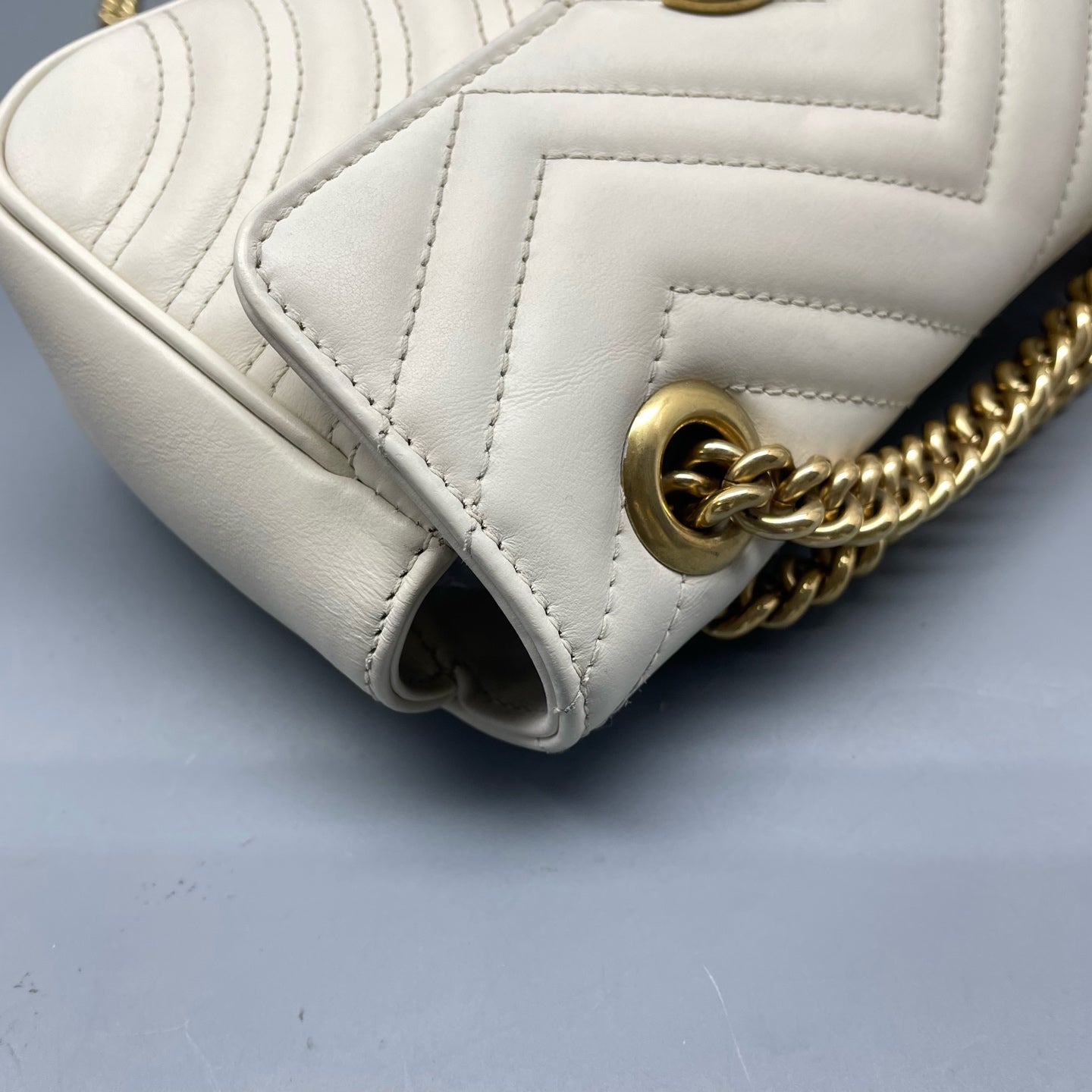 Gucci - Marmont - Leather - White - (mini)