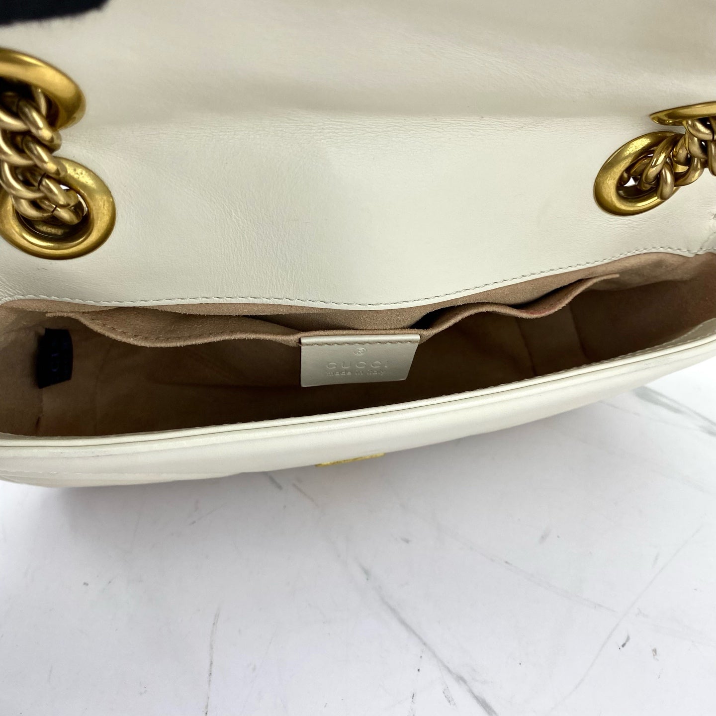 Gucci - Marmont - Leather - White - (mini)