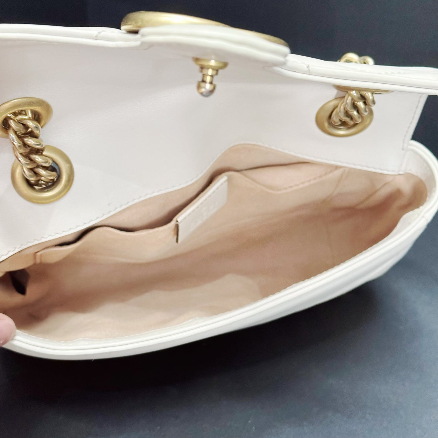 Gucci - Marmont - Leather - White - (mini)