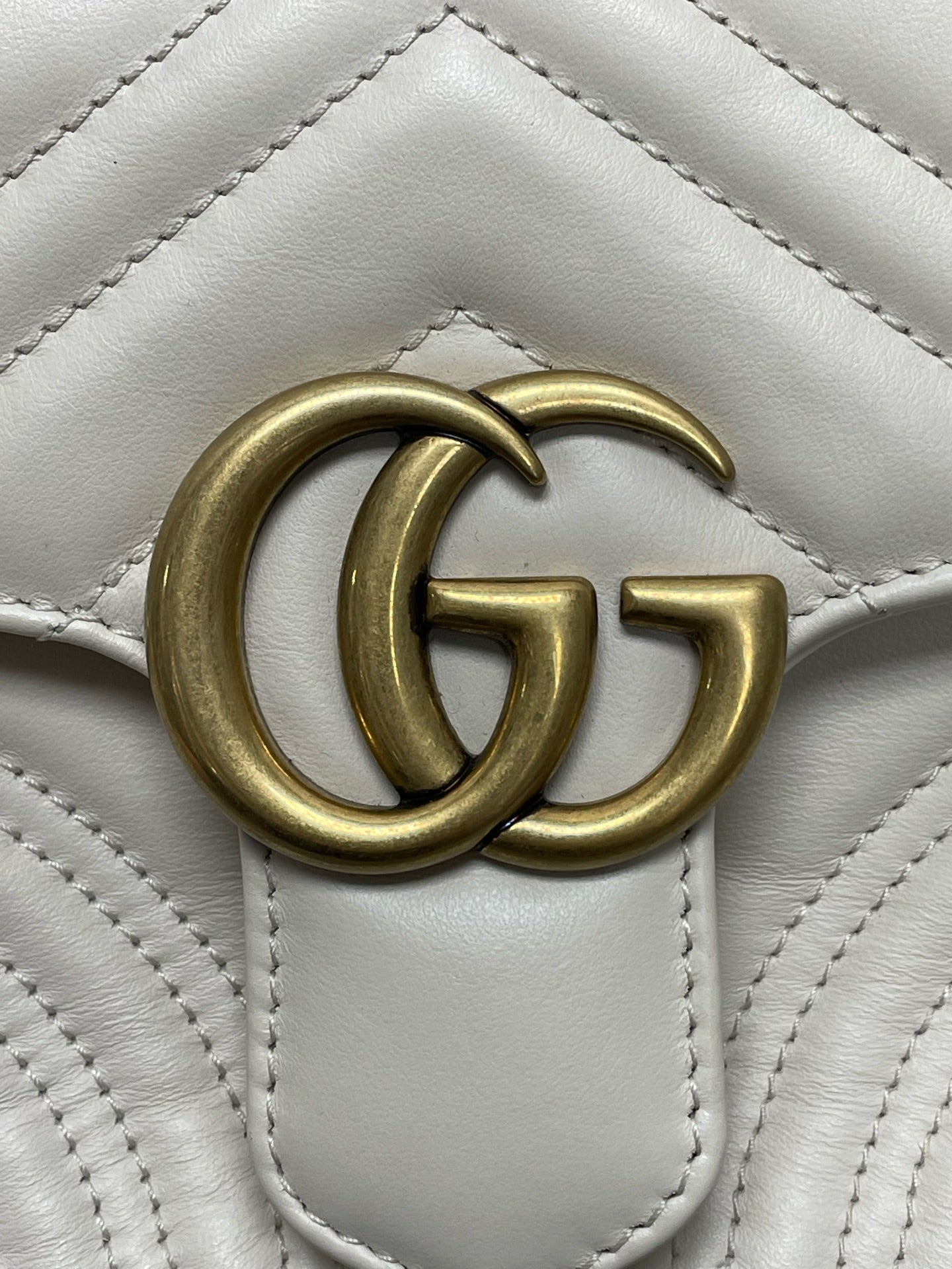 Gucci - Marmont - Leather - White - (mini)