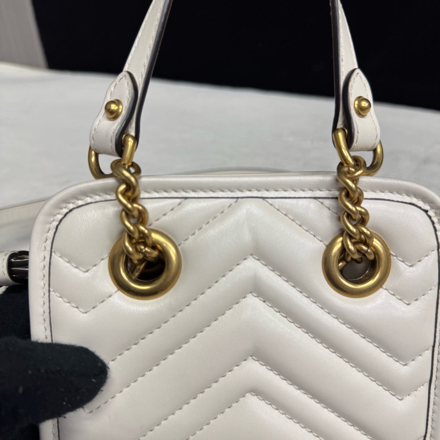 Gucci - Marmont - Leather - White - (mini)