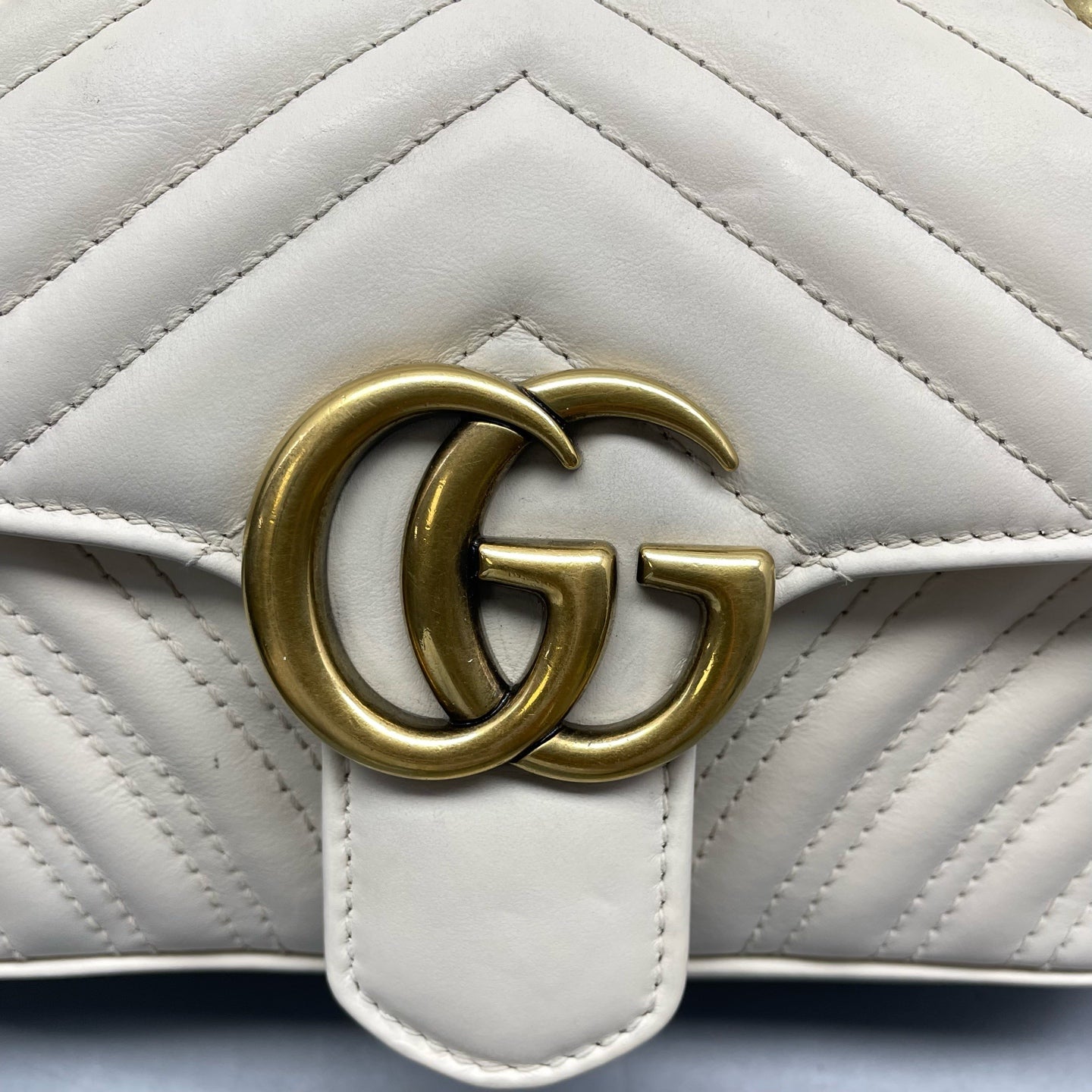Gucci - Marmont - Leather - White - (mini)