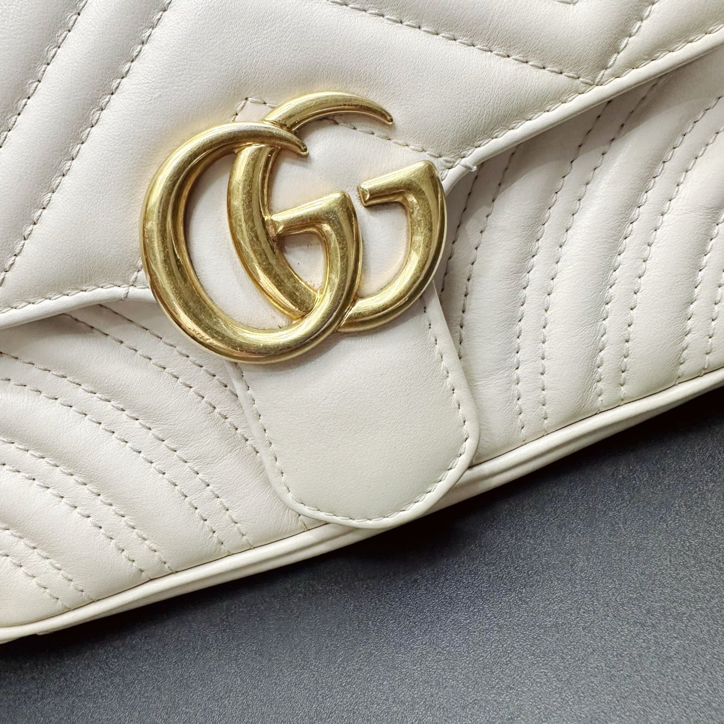 Gucci - Marmont - Leather - White - (mini)