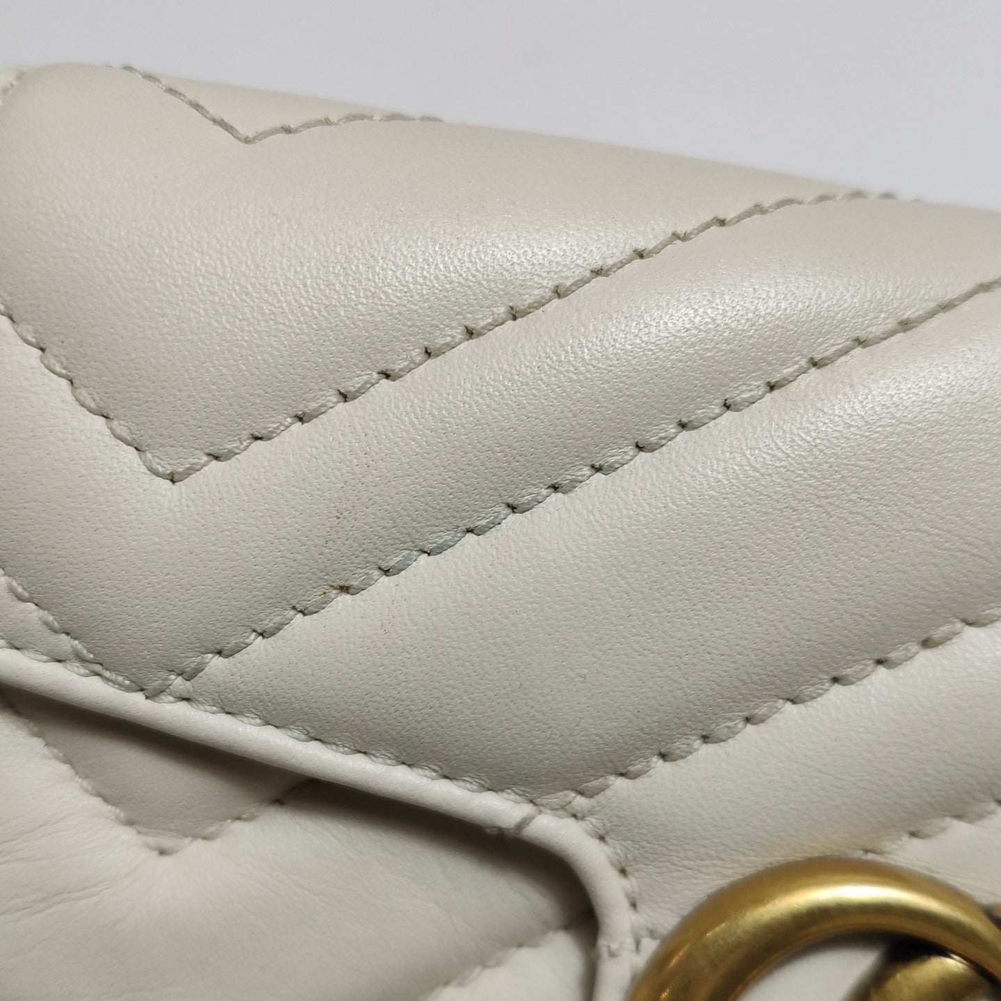 Gucci - Marmont - Leather - White - (mini)