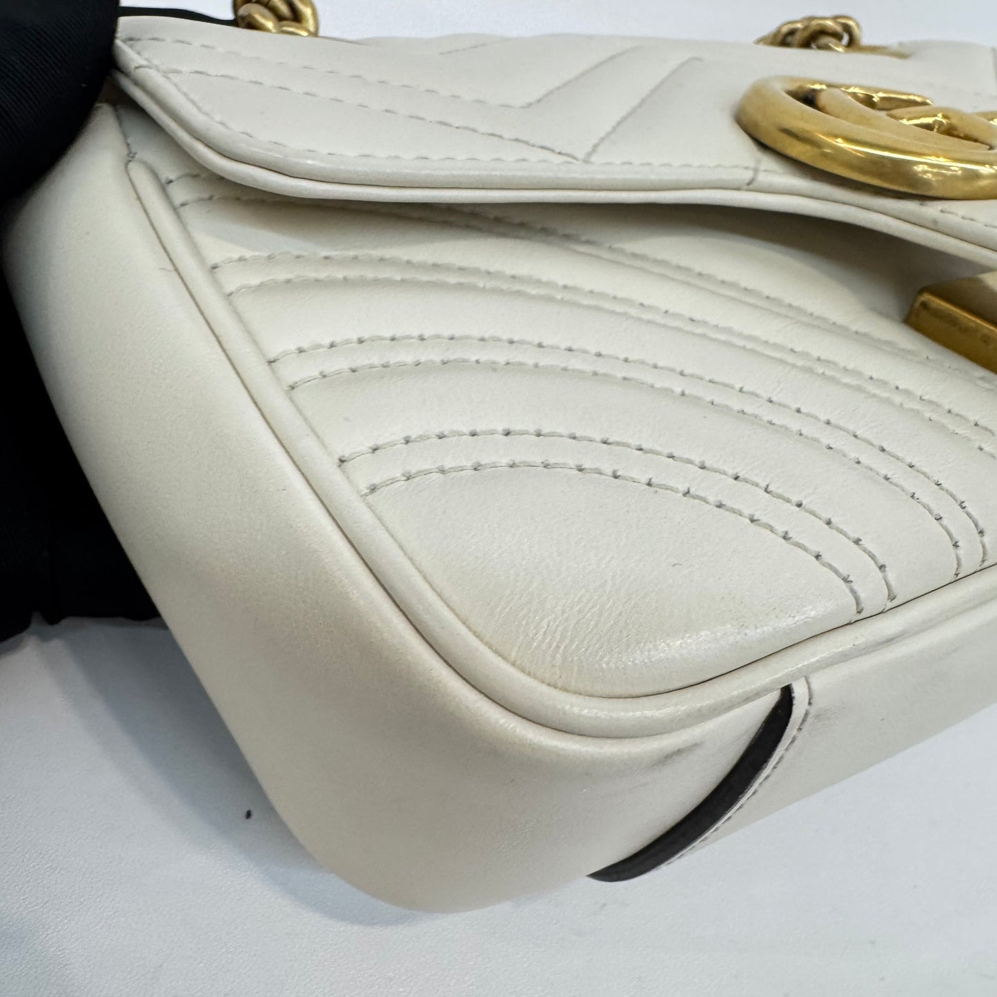 Gucci - Marmont - Leather - White - (mini)