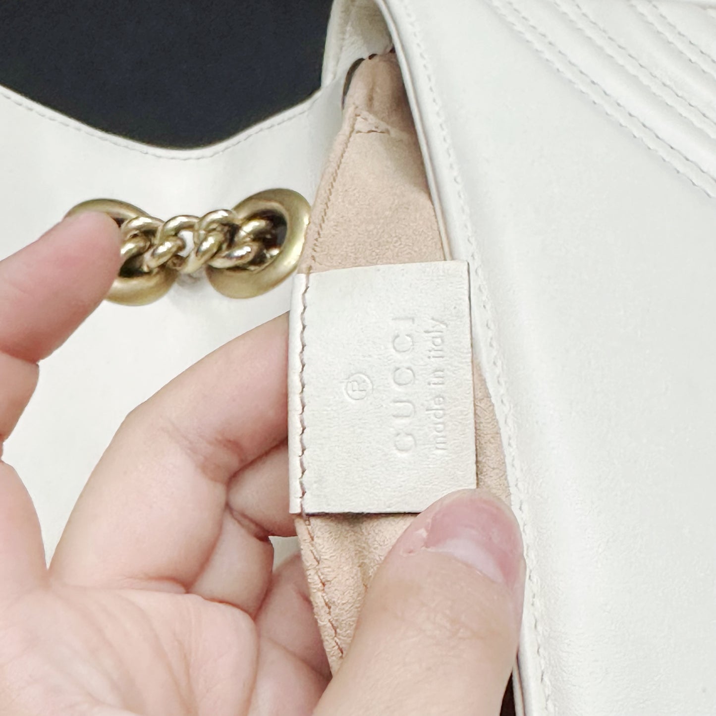 Gucci - Marmont - Leather - White - (mini)