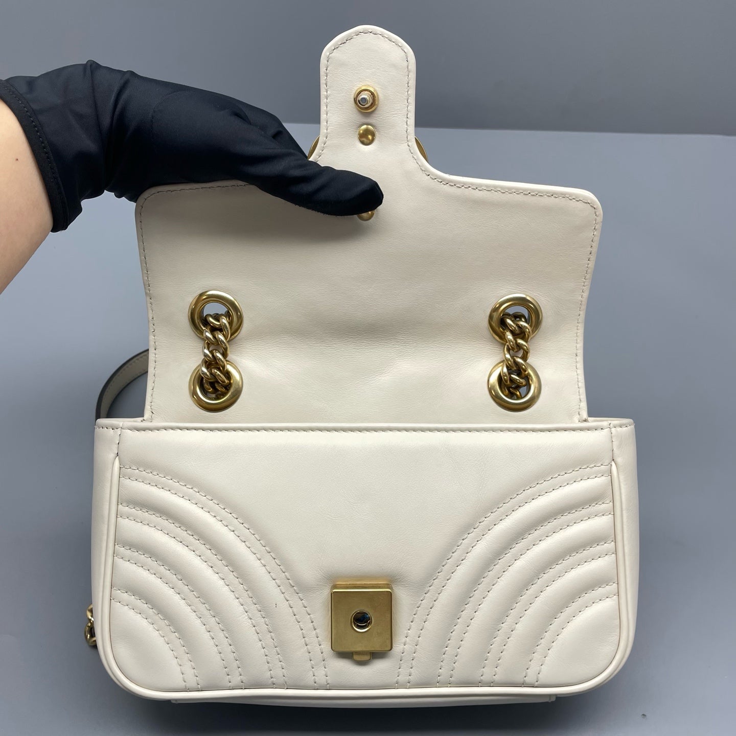 Gucci - Marmont - Leather - White - (mini)