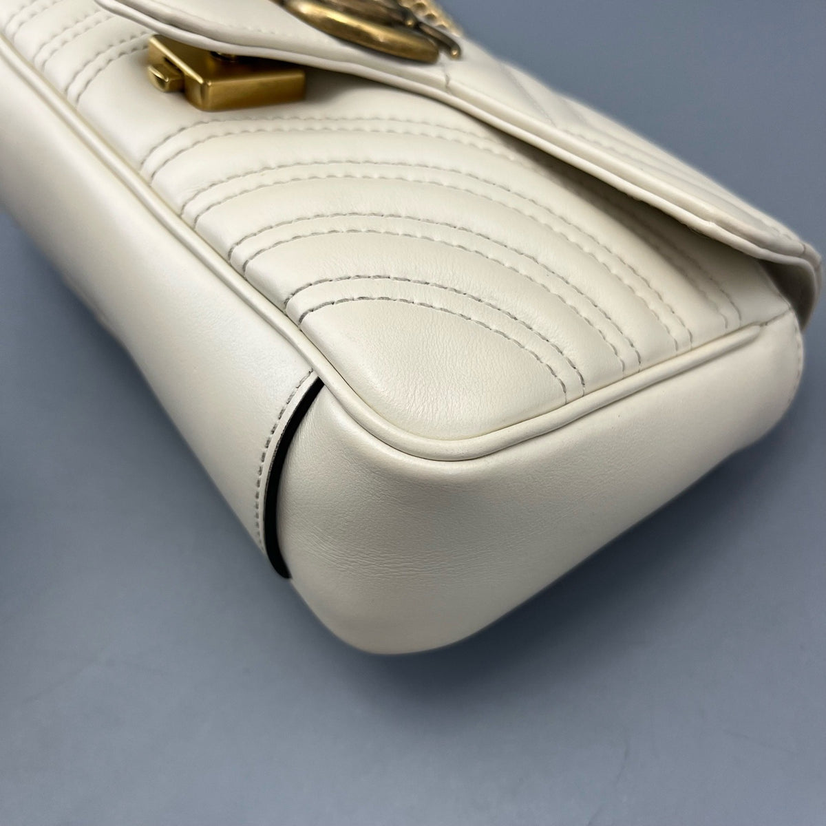 Gucci - Marmont - Leather - White - (mini)