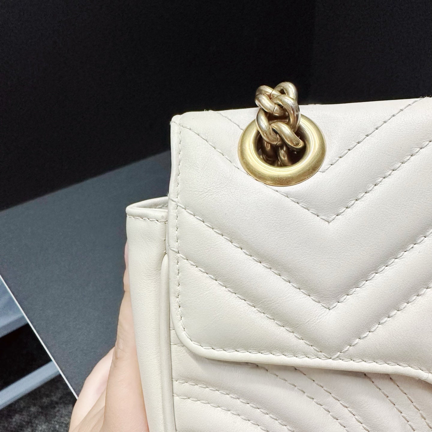 Gucci - Marmont - Leather - White - (mini)
