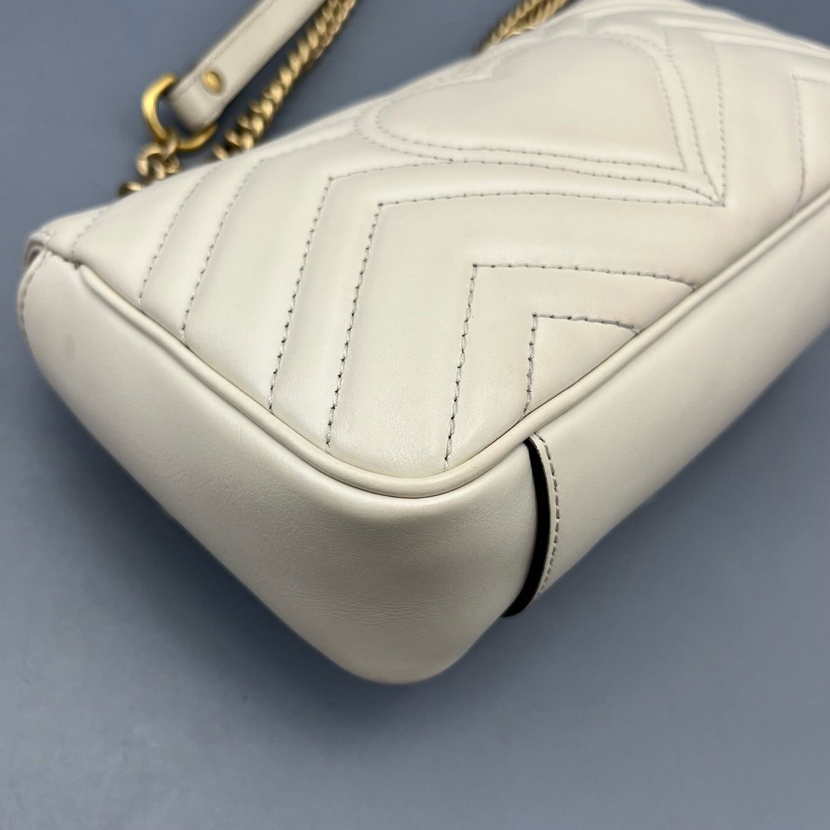 Gucci - Marmont - Leather - White - (mini)