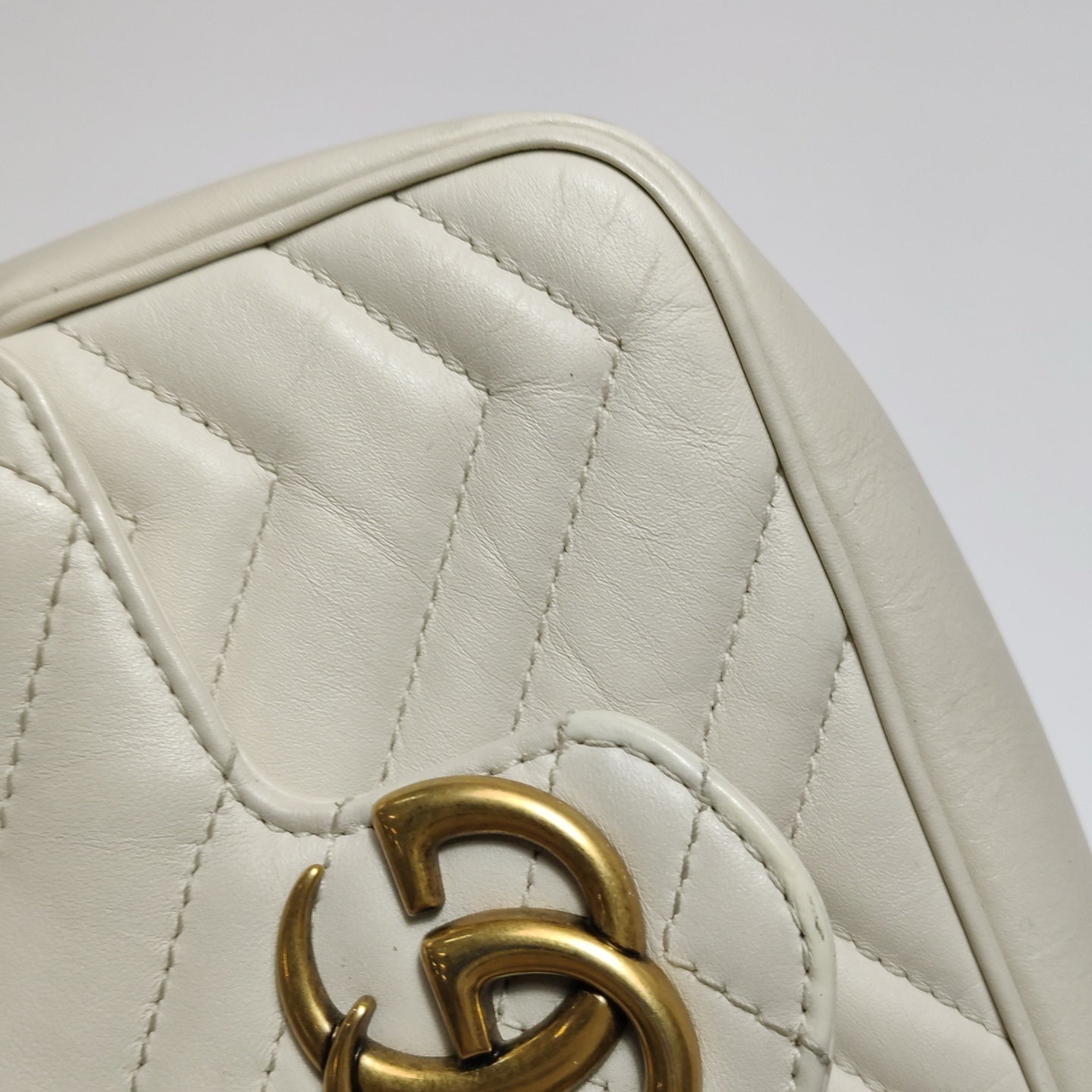 Gucci - Marmont - Leather - White - (mini)