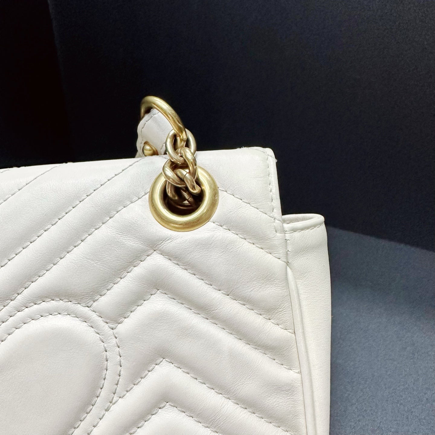 Gucci - Marmont - Leather - White - (mini)