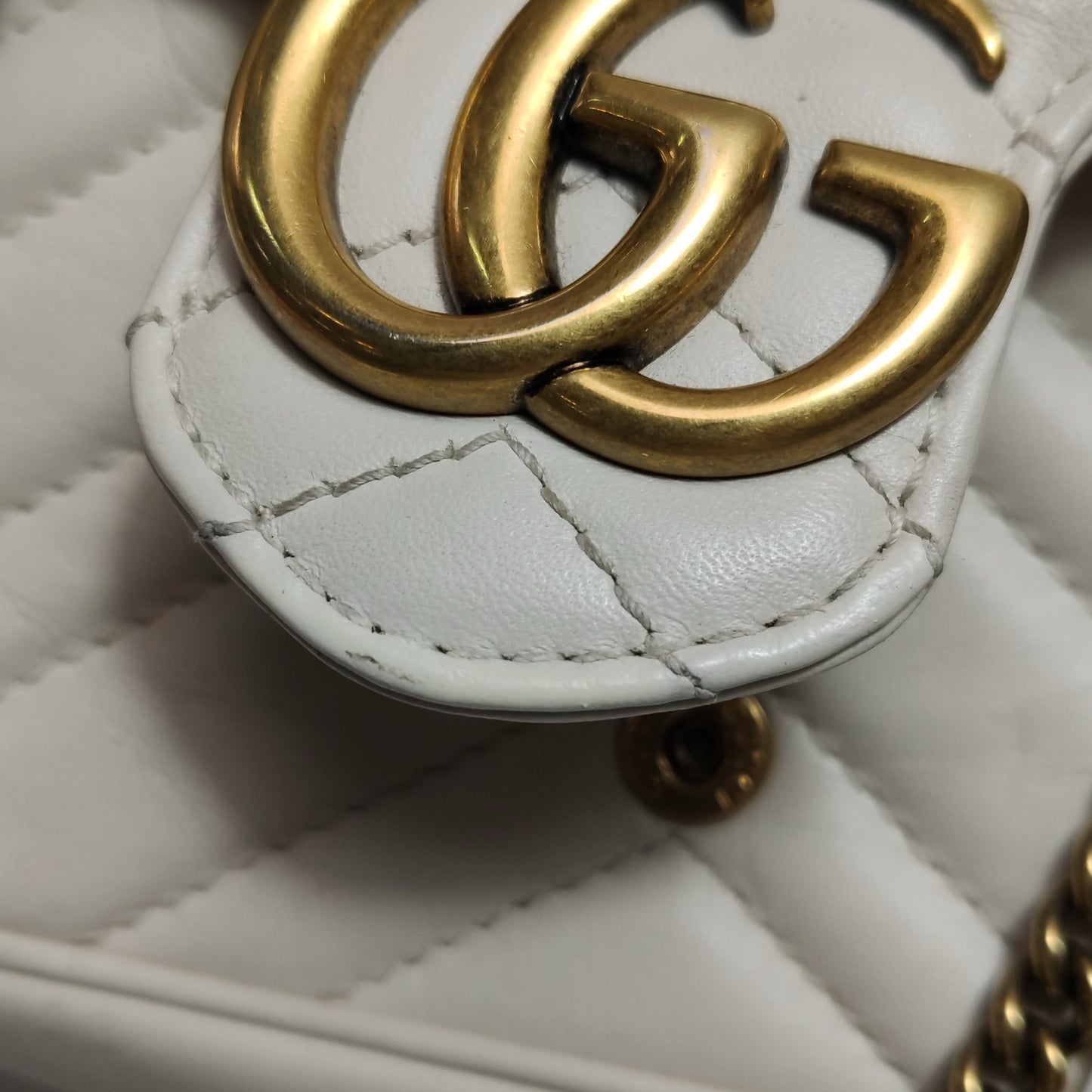Gucci - Marmont - Leather - White - (mini)