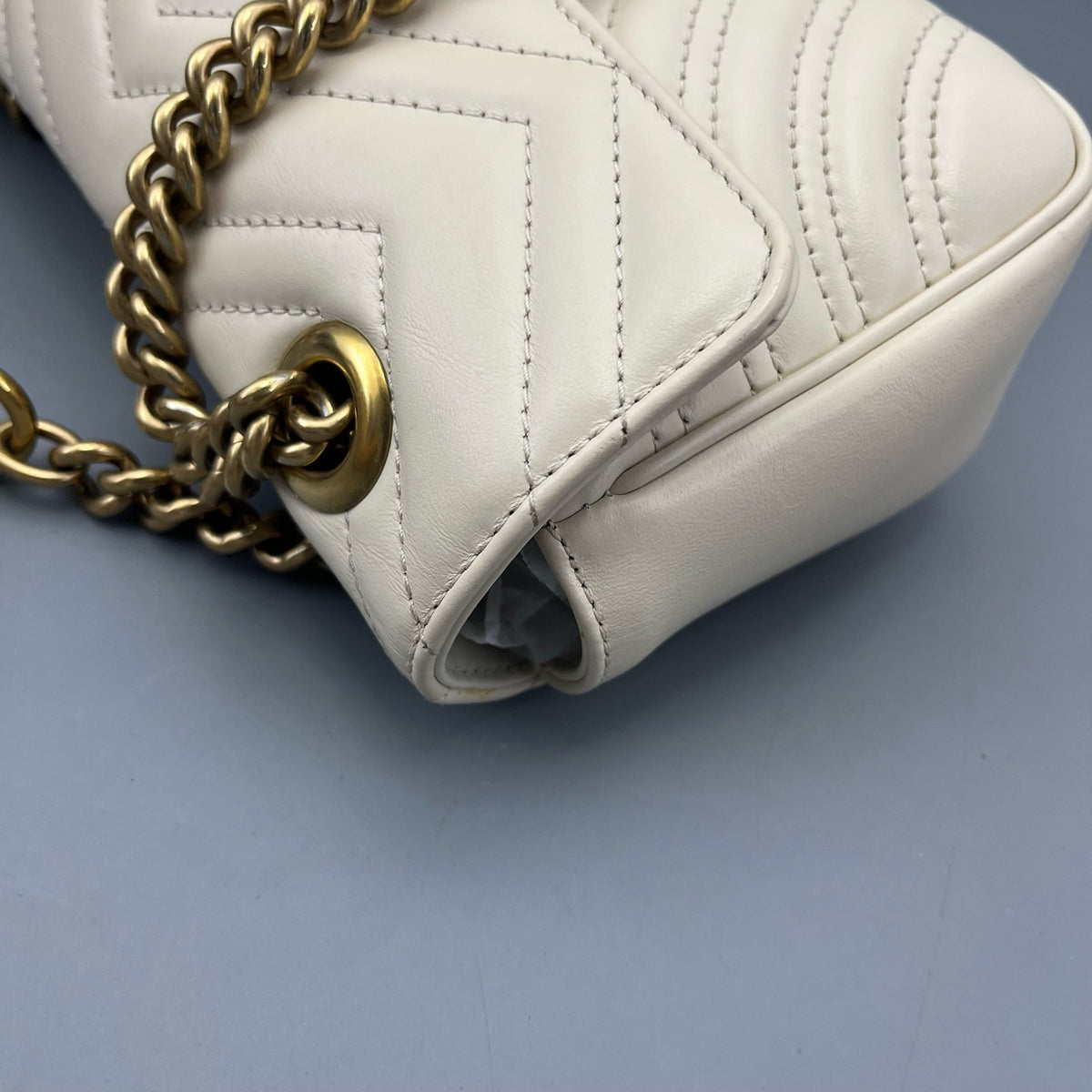 Gucci - Marmont - Leather - White - (mini)
