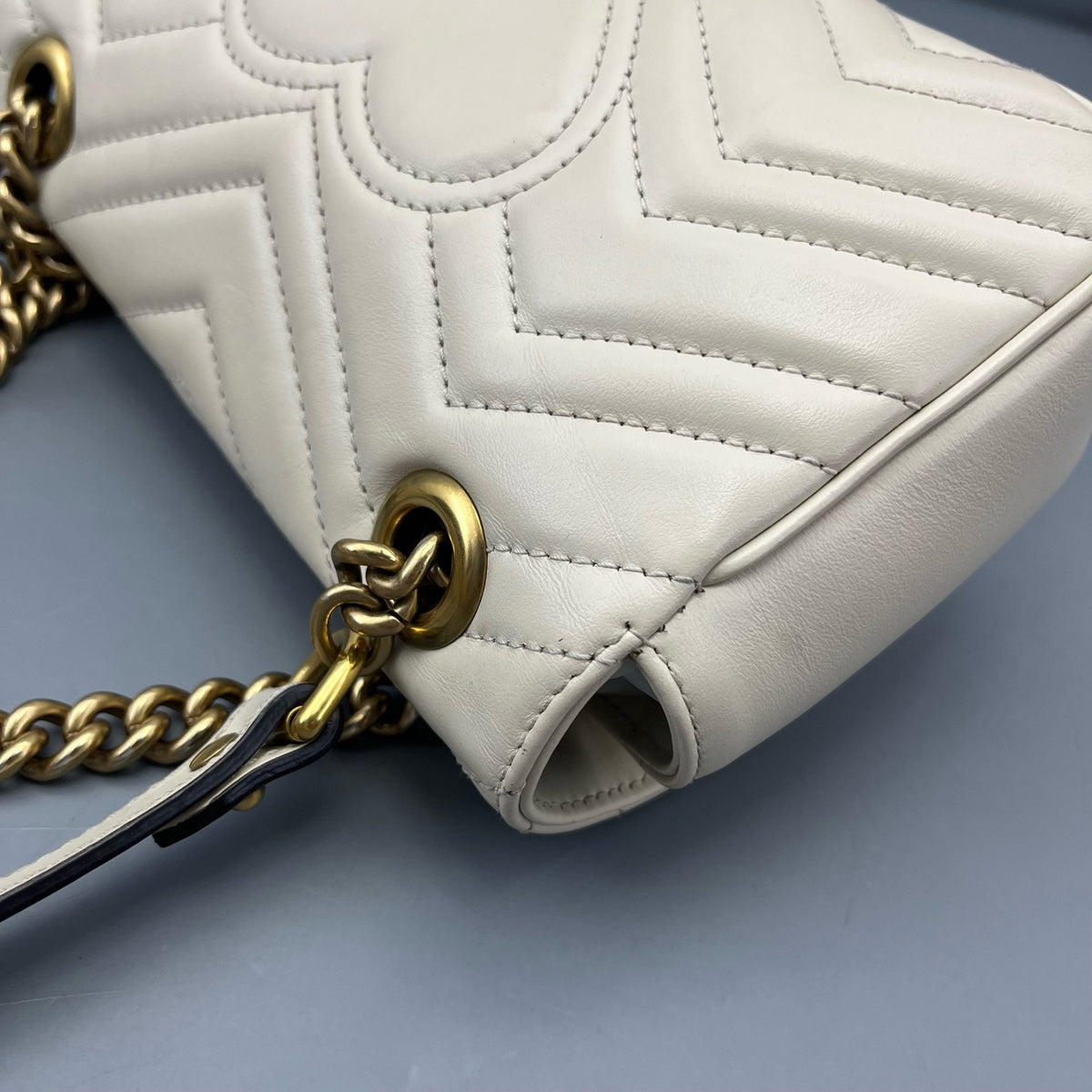 Gucci - Marmont - Leather - White - (mini)