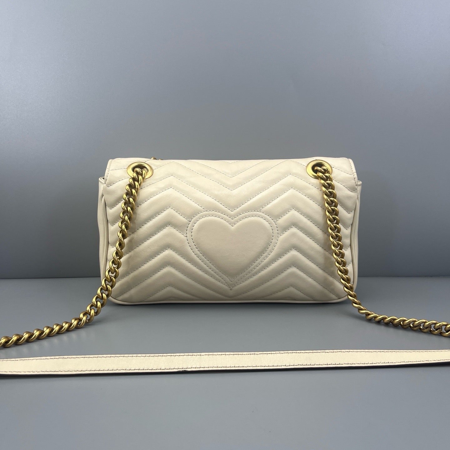 Gucci - Marmont - Leather - White - (small)