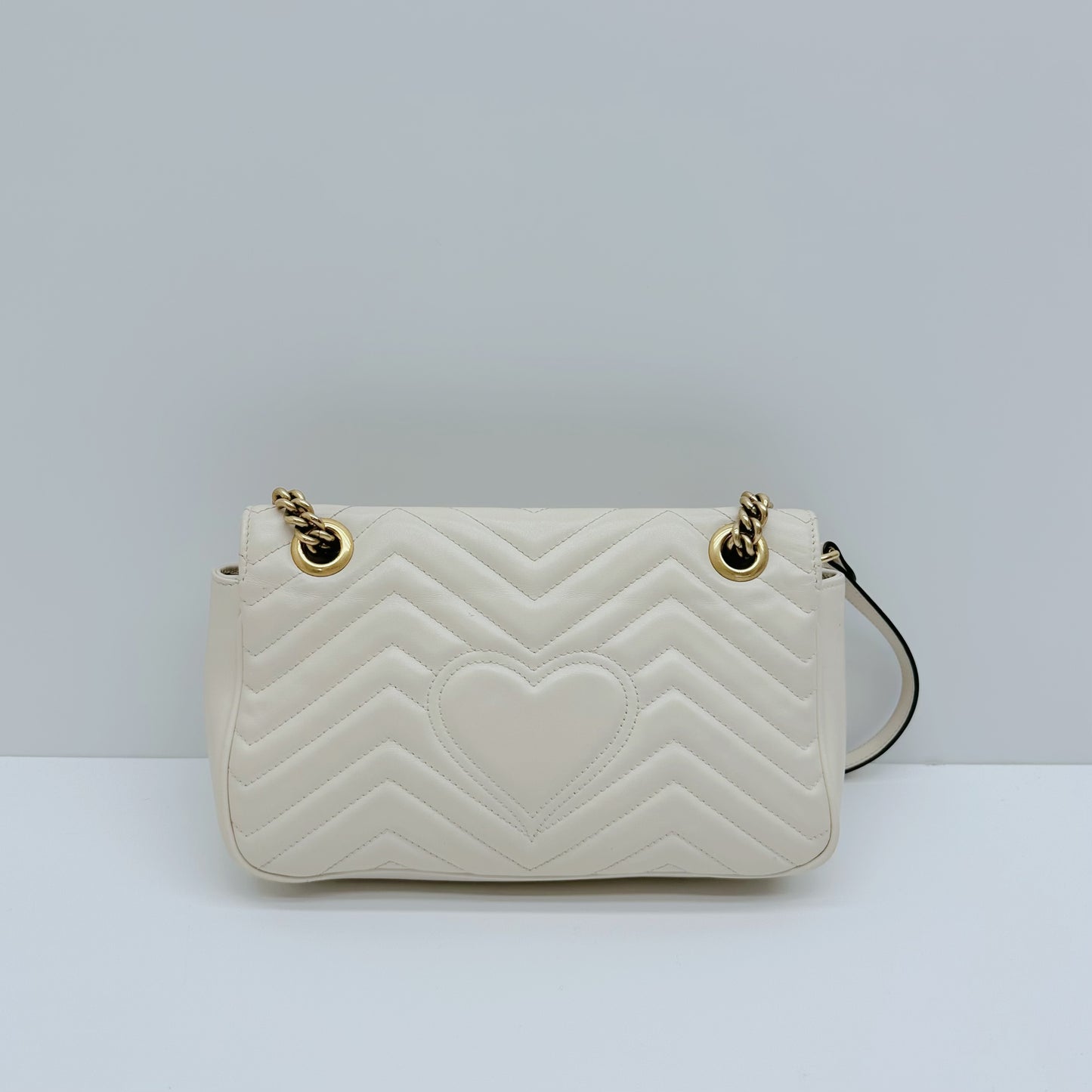 Gucci - Marmont - Leather - White - (small)