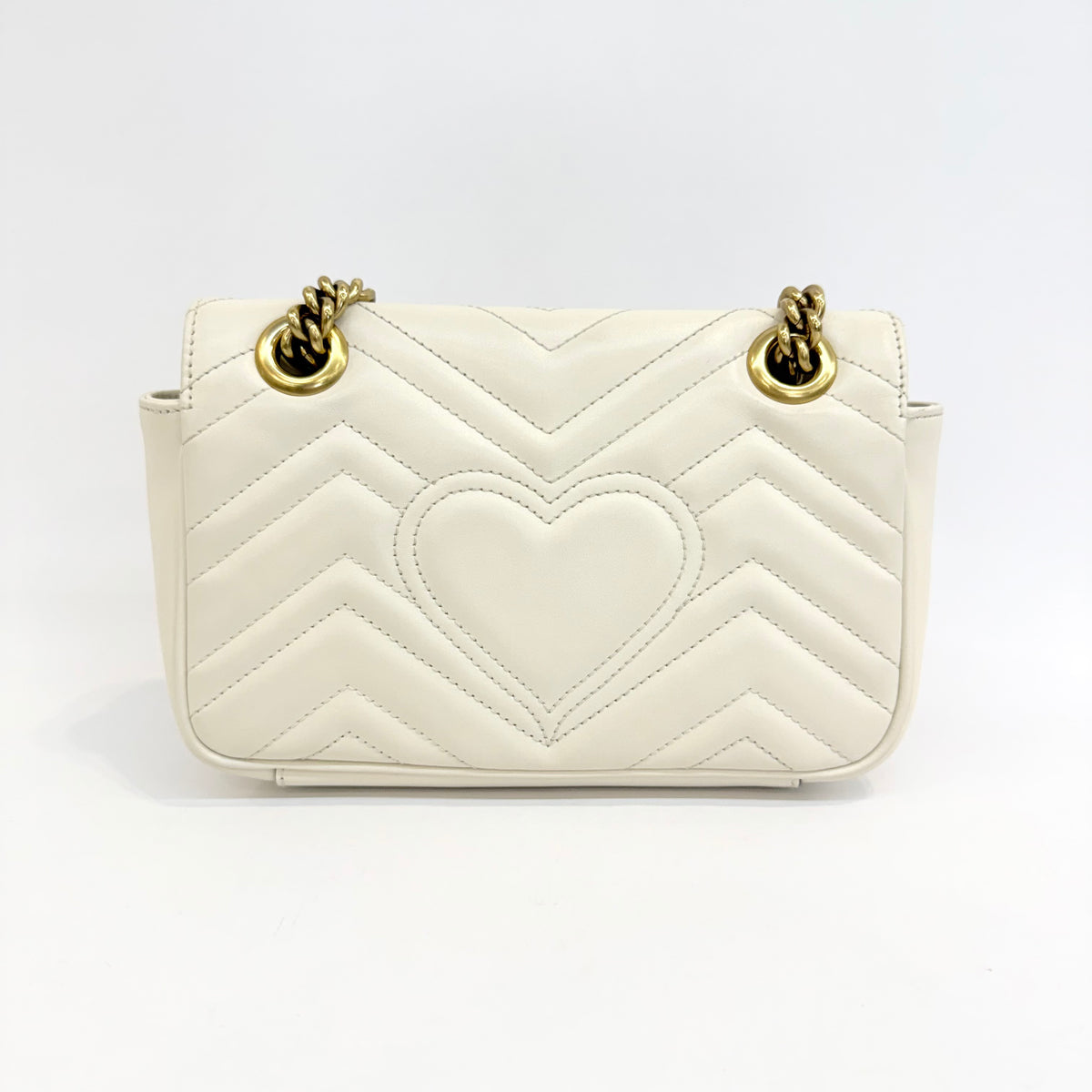 Gucci - Marmont - Leather - White - (small)