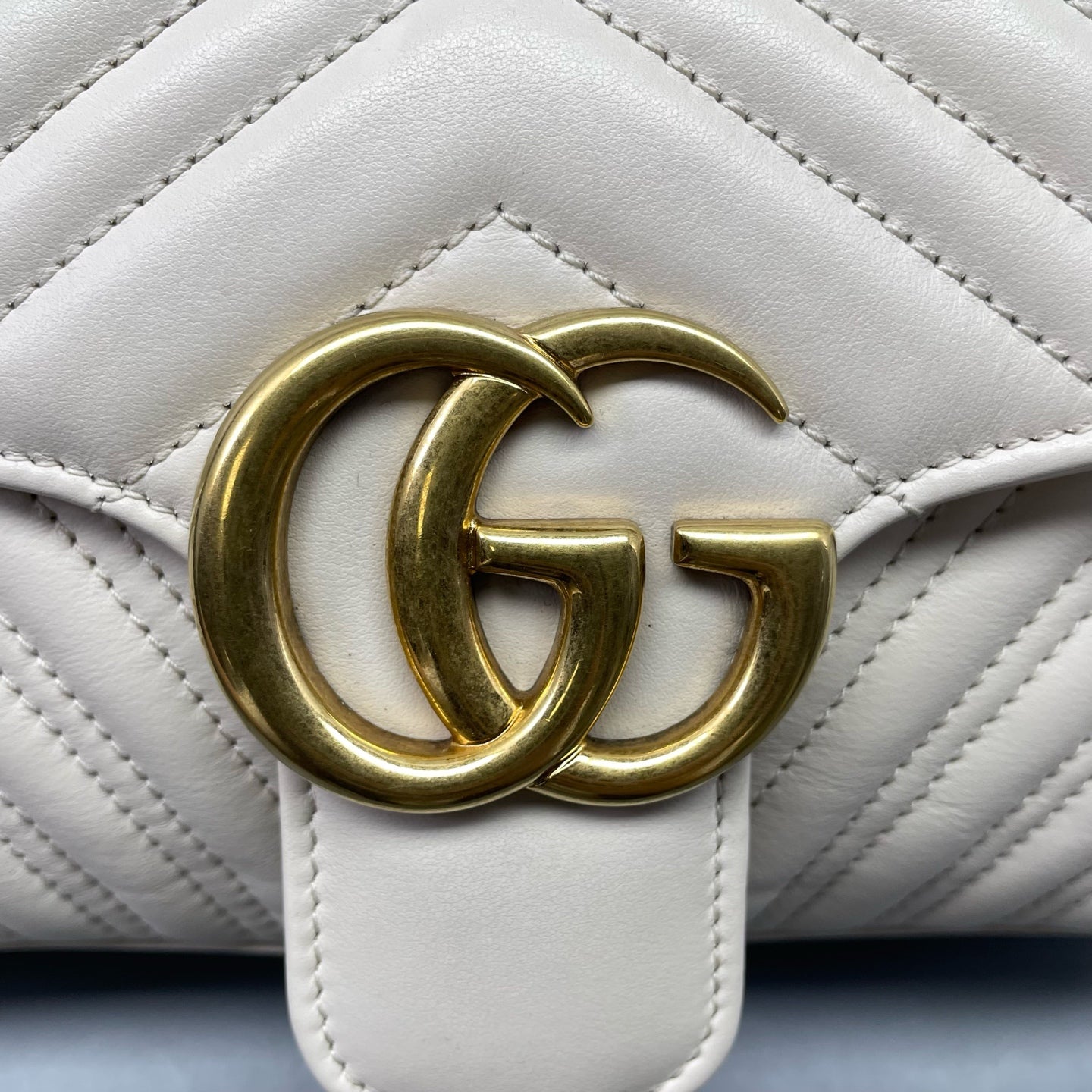 Gucci - Marmont - Leather - White - (small)