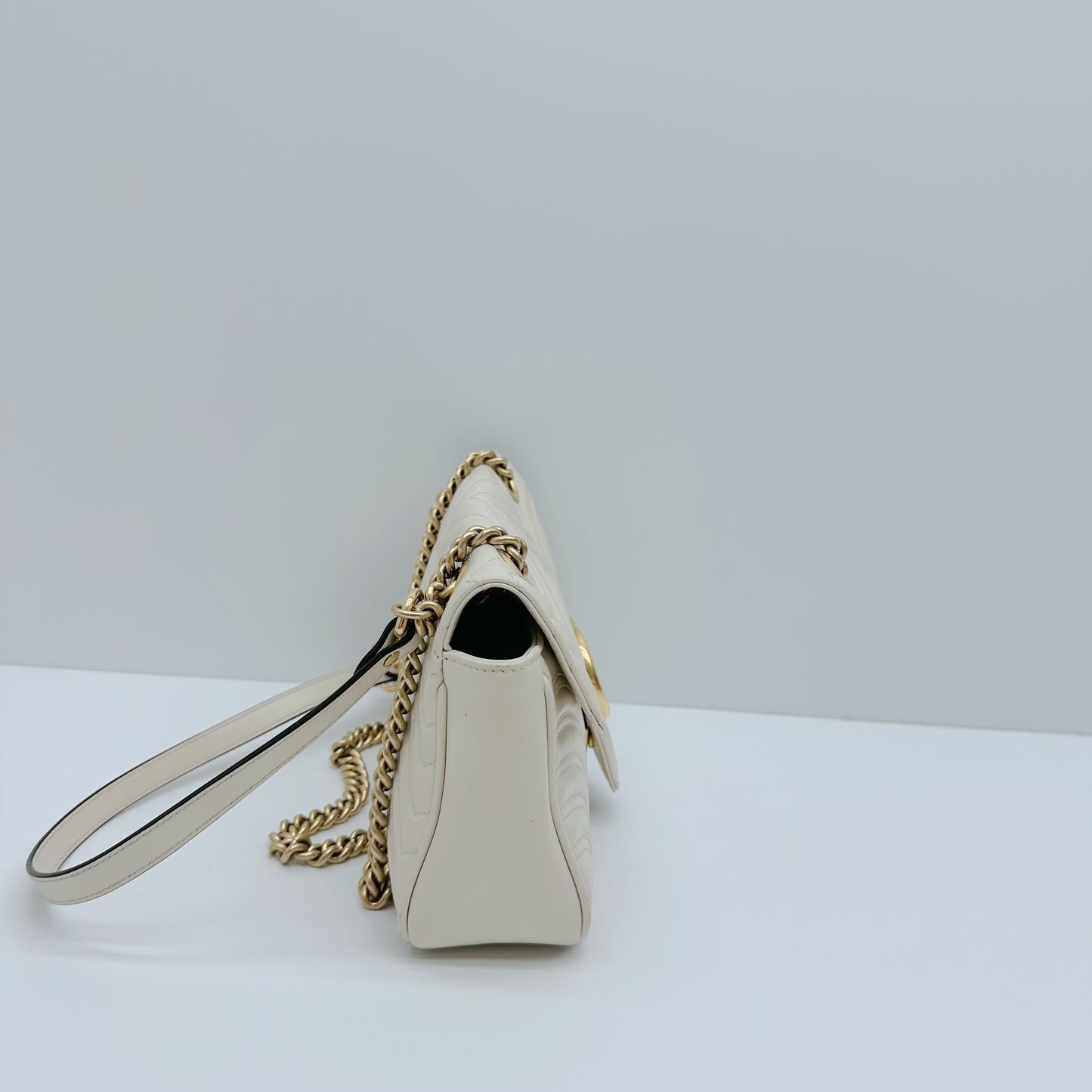 Gucci - Marmont - Leather - White - (small)