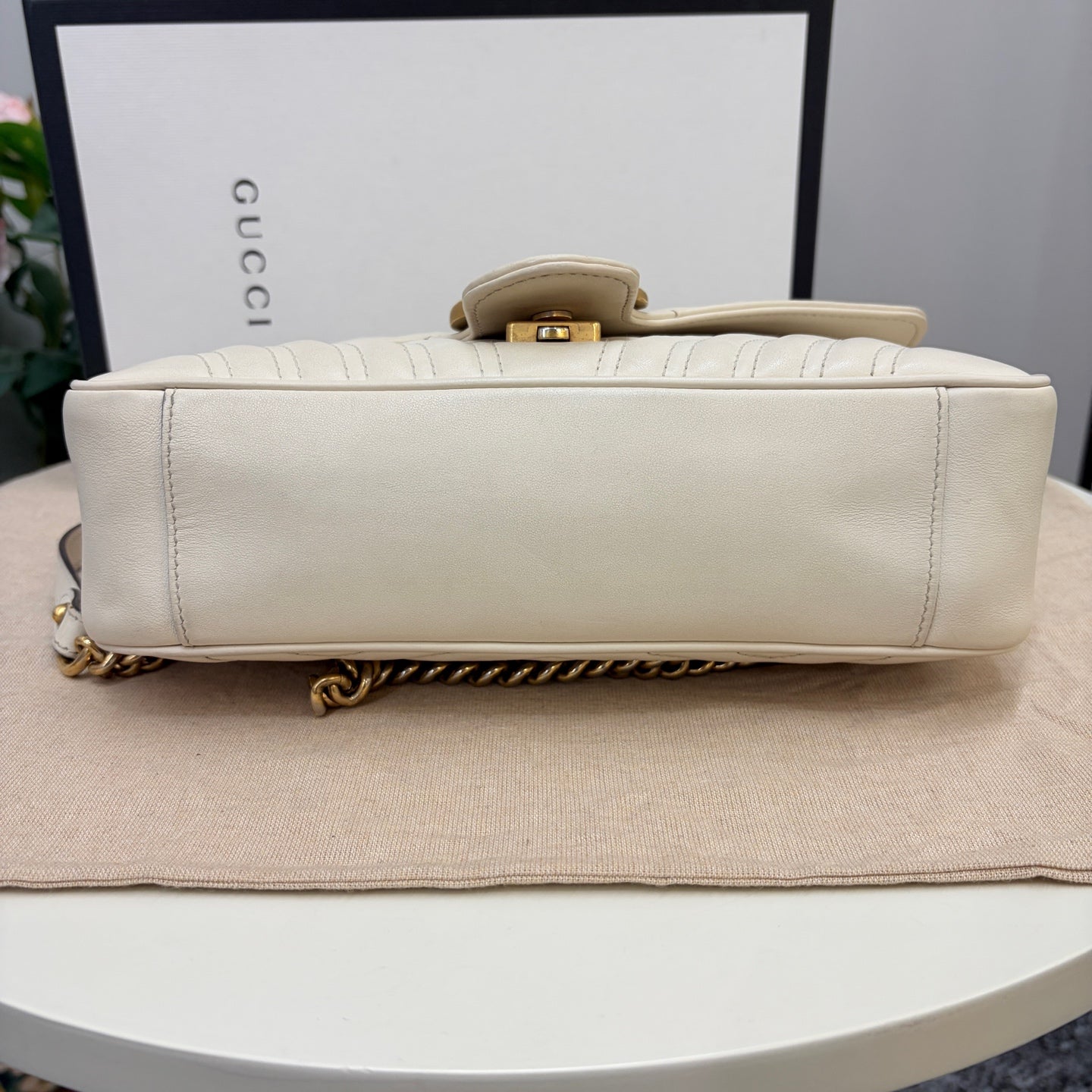 Gucci - Marmont - Leather - White - (small)